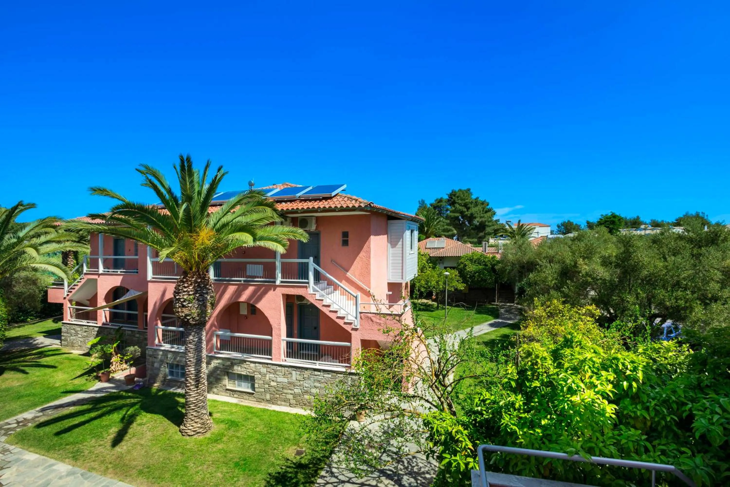 Property building in Hotel Hanioti Village Spa