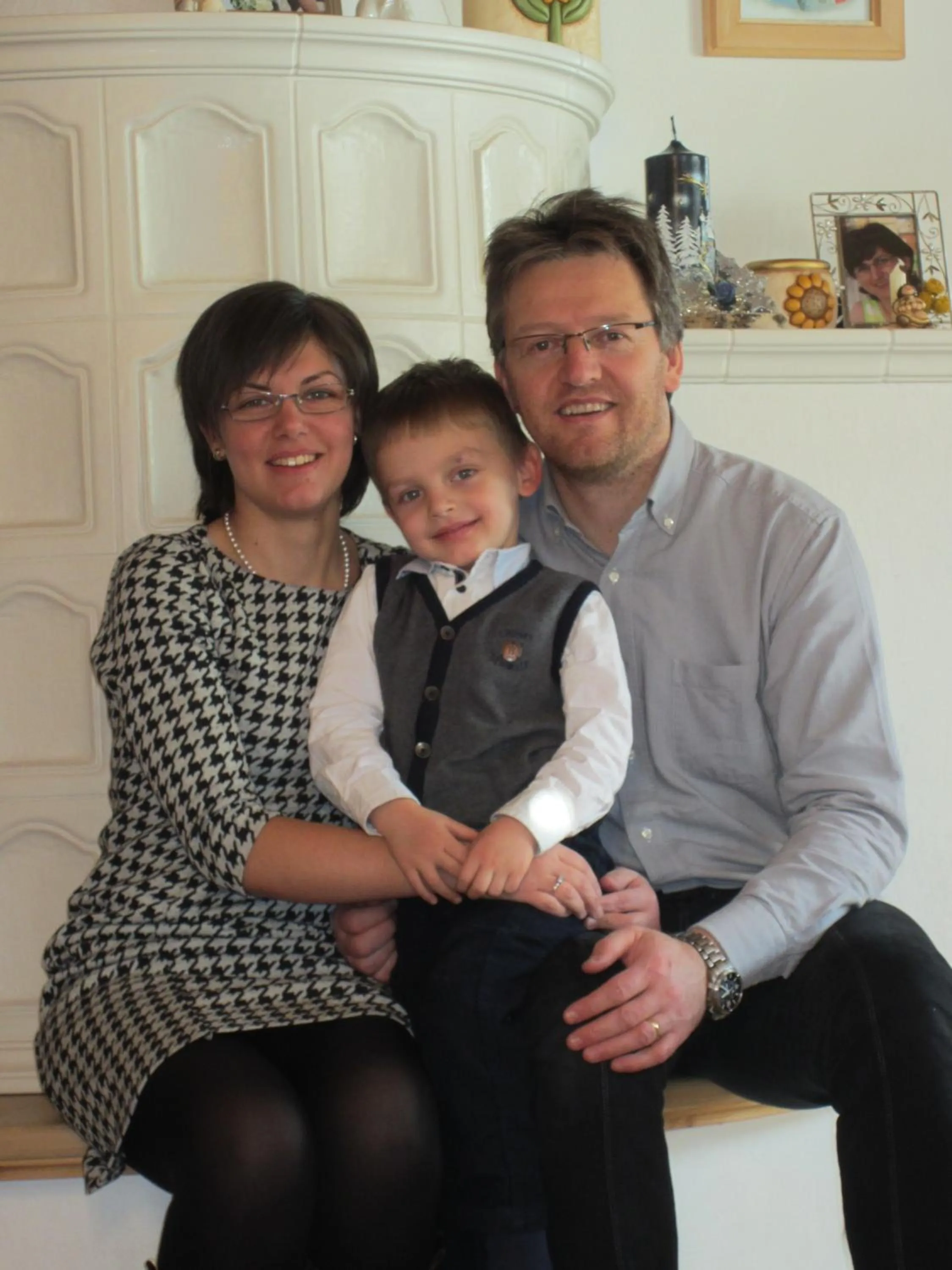 Family in Hotel Meeting