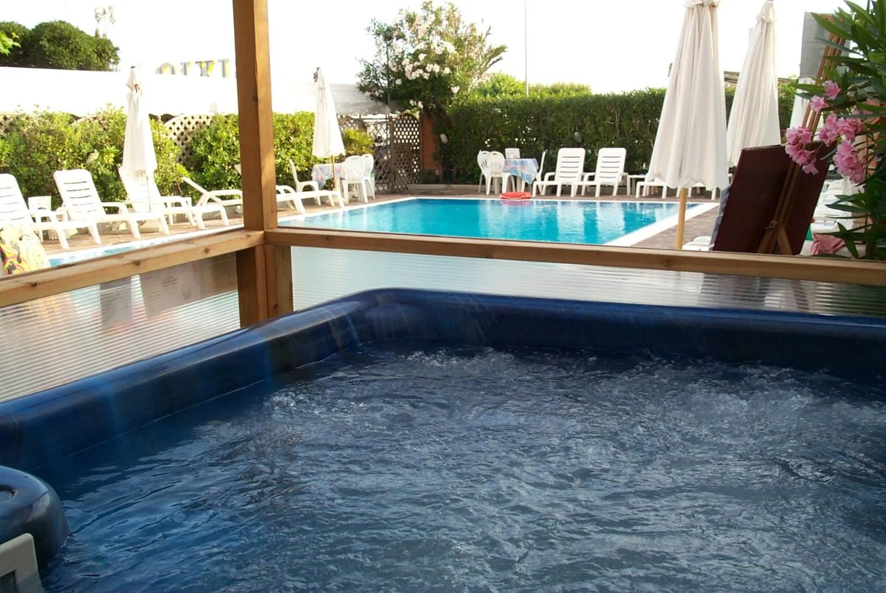 Hot Tub in Hotel Bixio