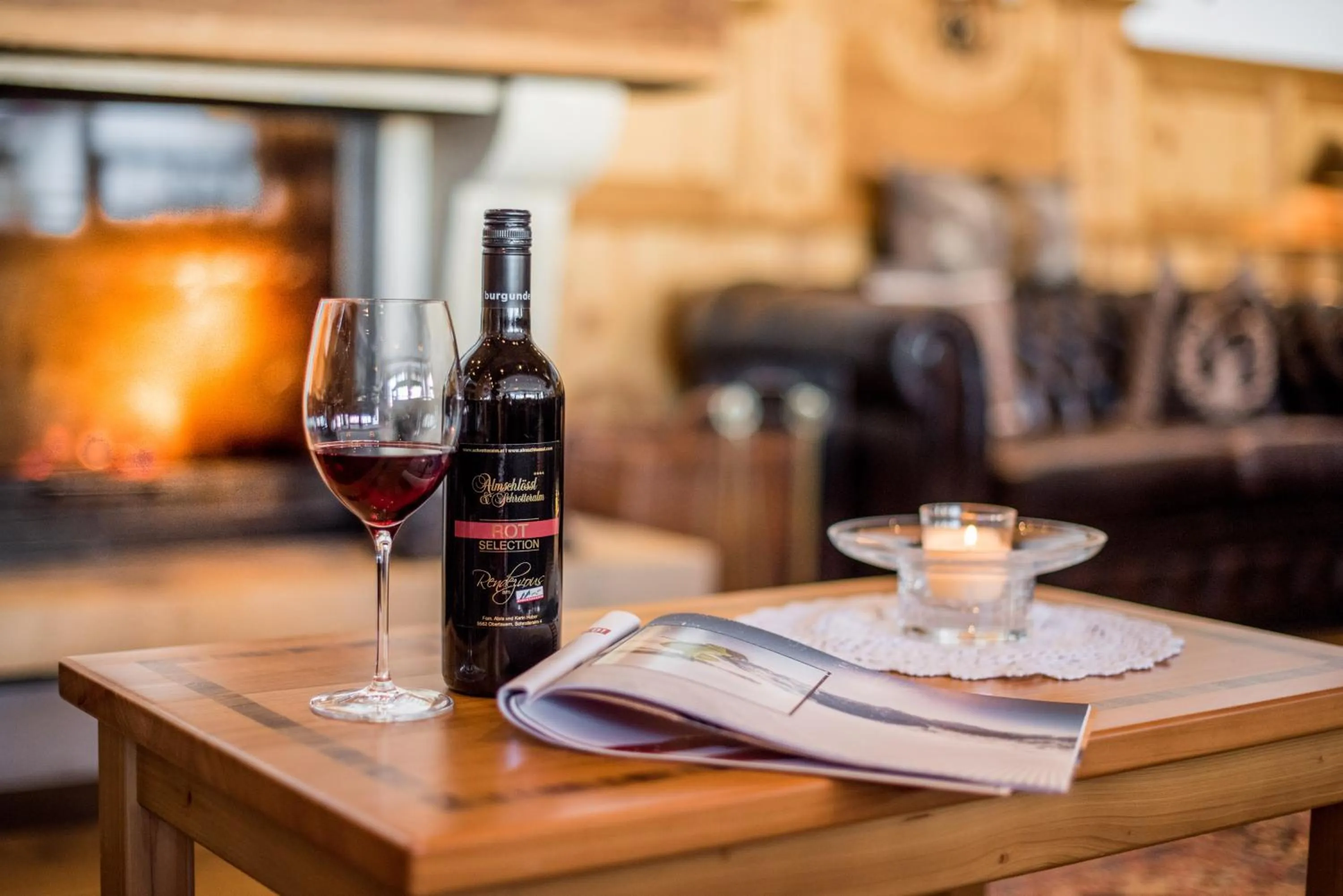 Lobby or reception in Hotel Almschlössl & Schrotteralm