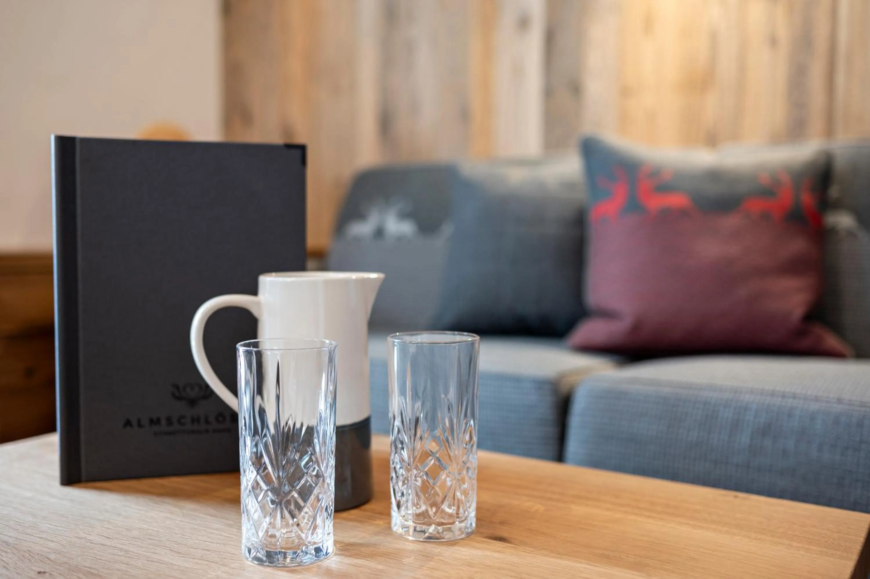 Seating area in Hotel Almschlössl & Schrotteralm