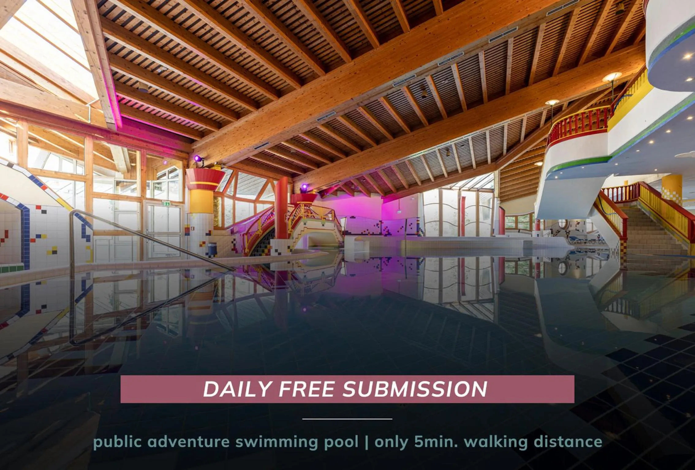 Swimming pool in Apart Central – Premium Mountain&Garden