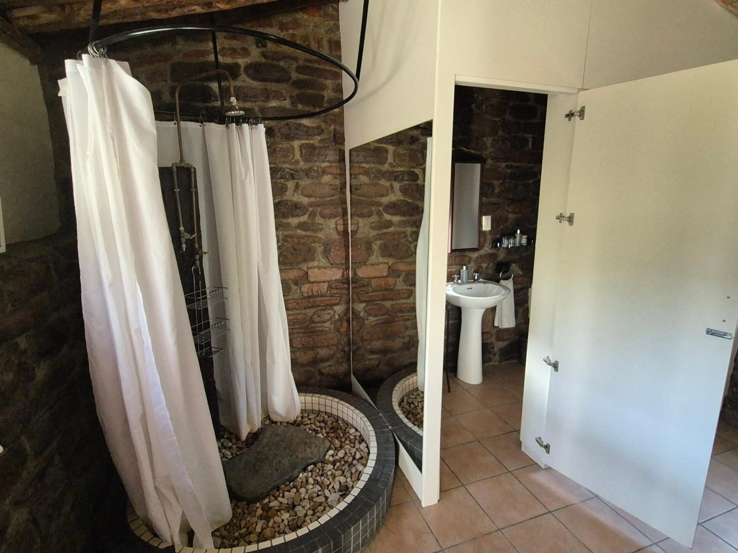 Shower in Ganora Guest Farm, Camping and Excursions