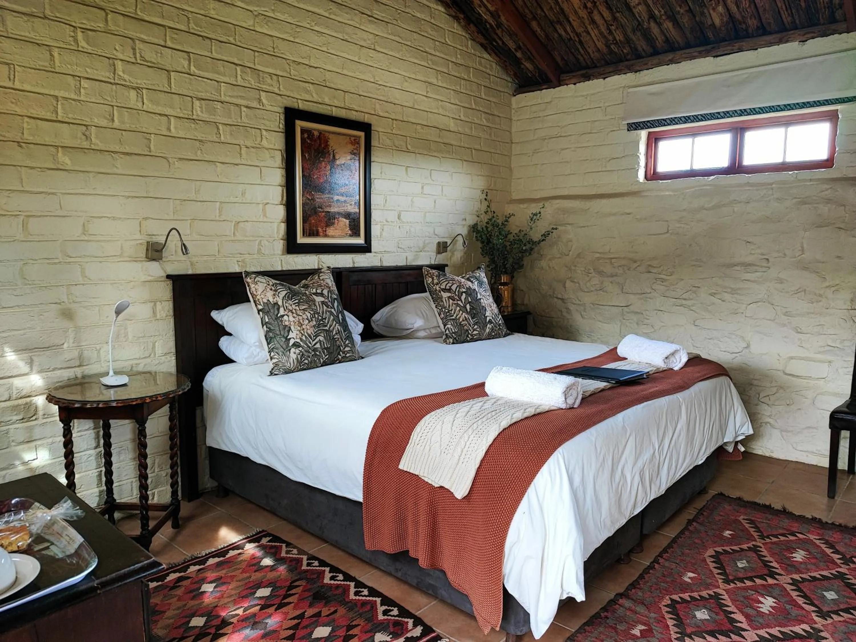 Bed in Ganora Guest Farm, Camping and Excursions