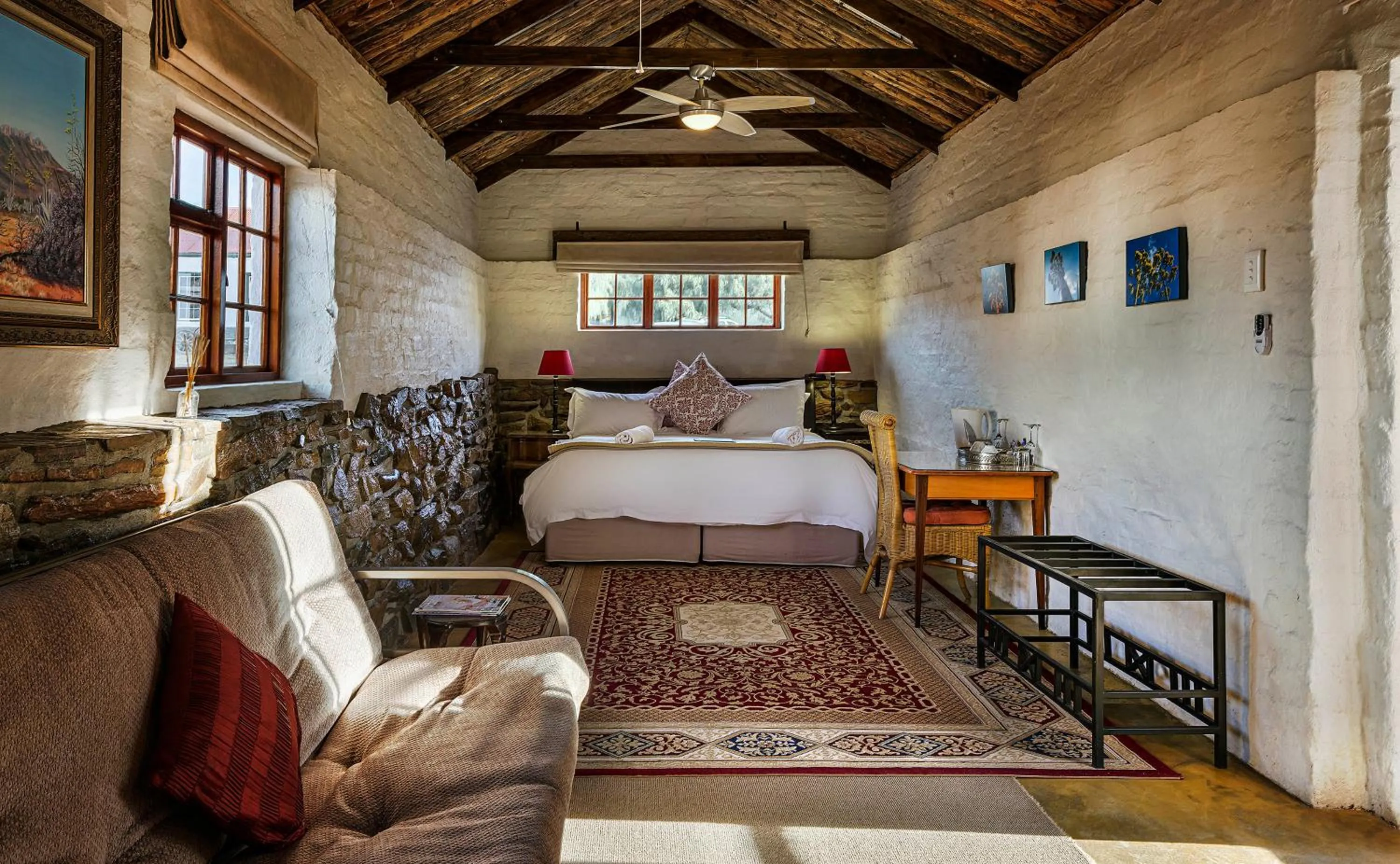 Bed in Ganora Guest Farm, Camping and Excursions