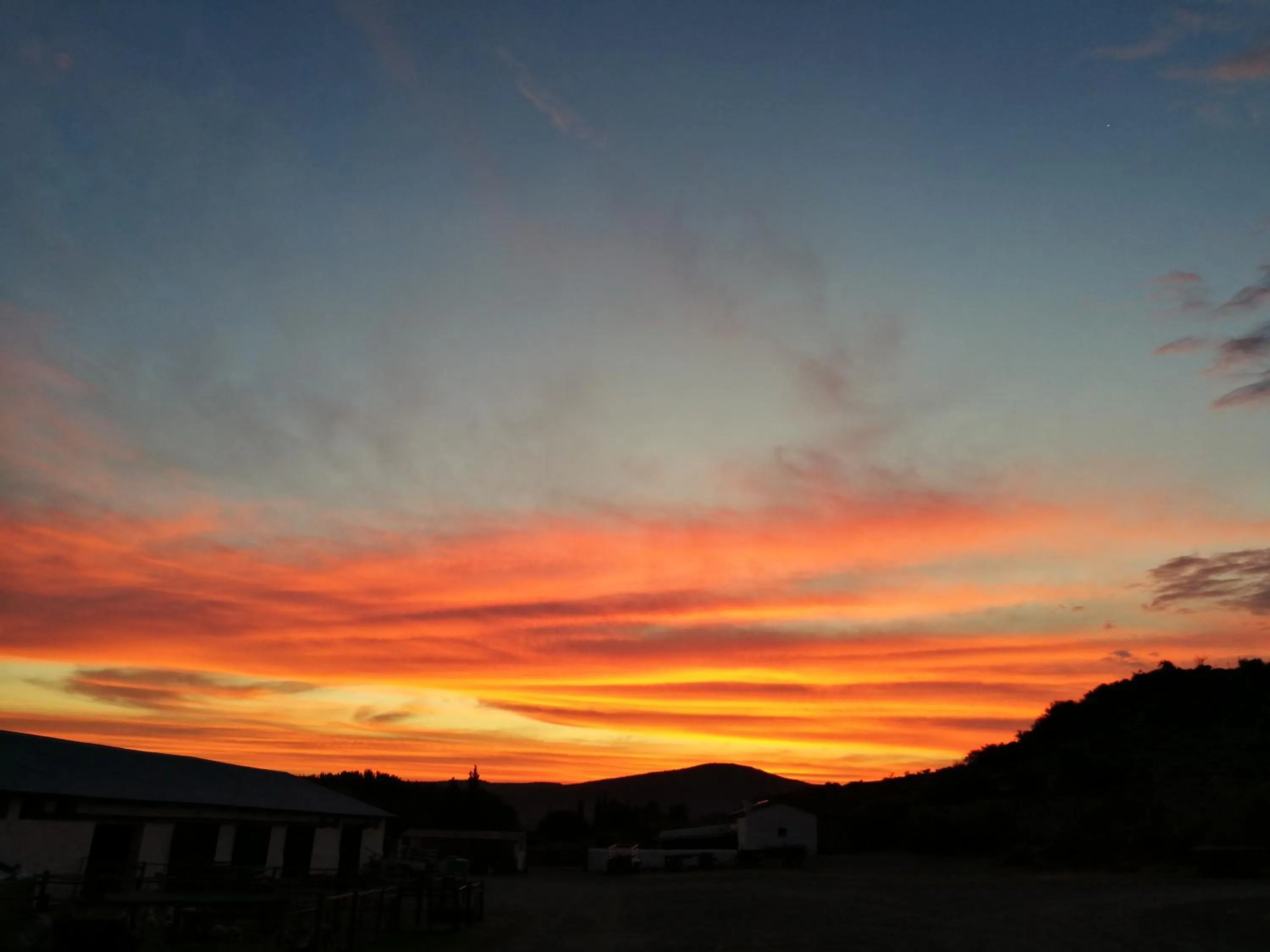 Sunset in Ganora Guest Farm, Camping and Excursions