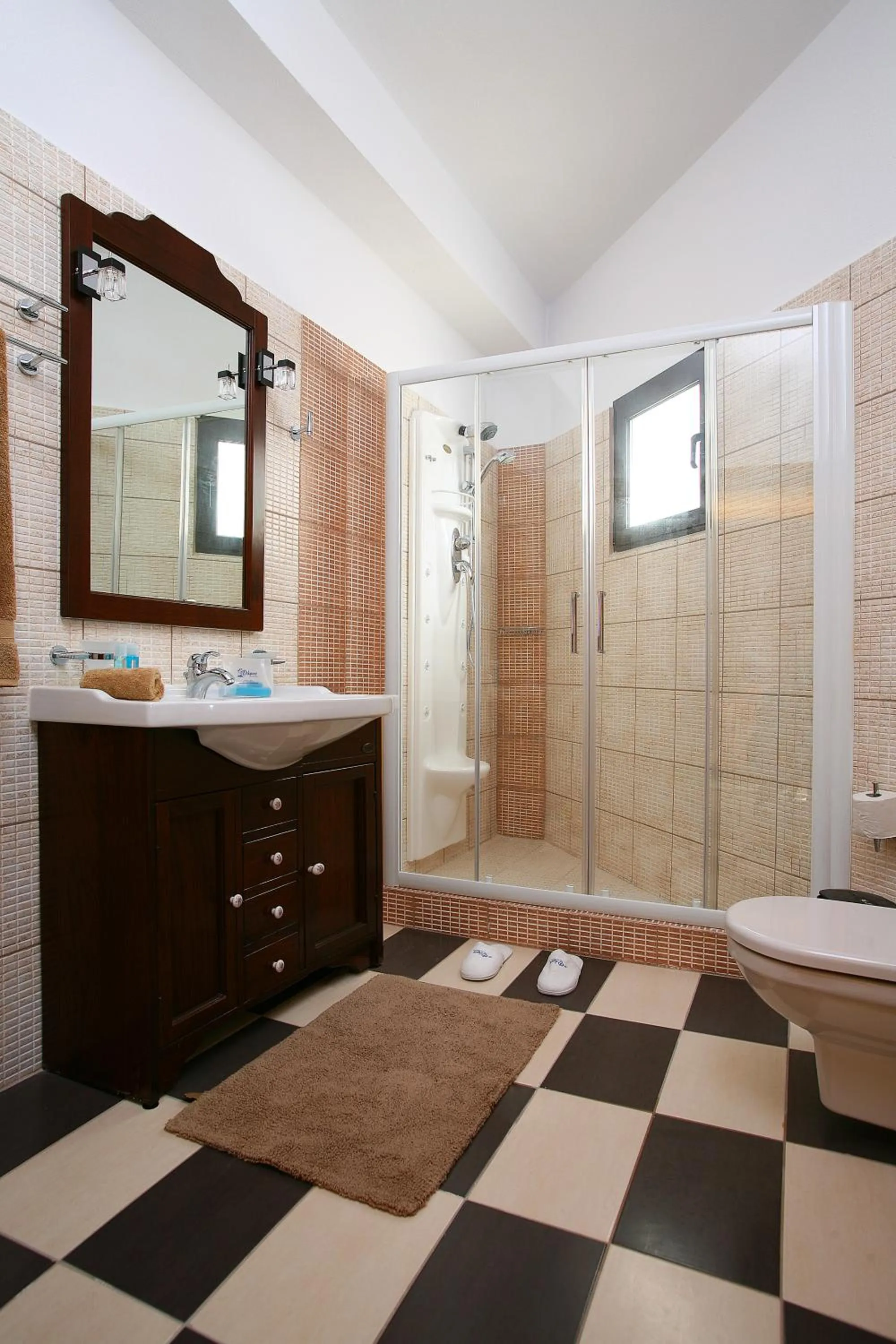 Bathroom in Aegean Wave - Faros