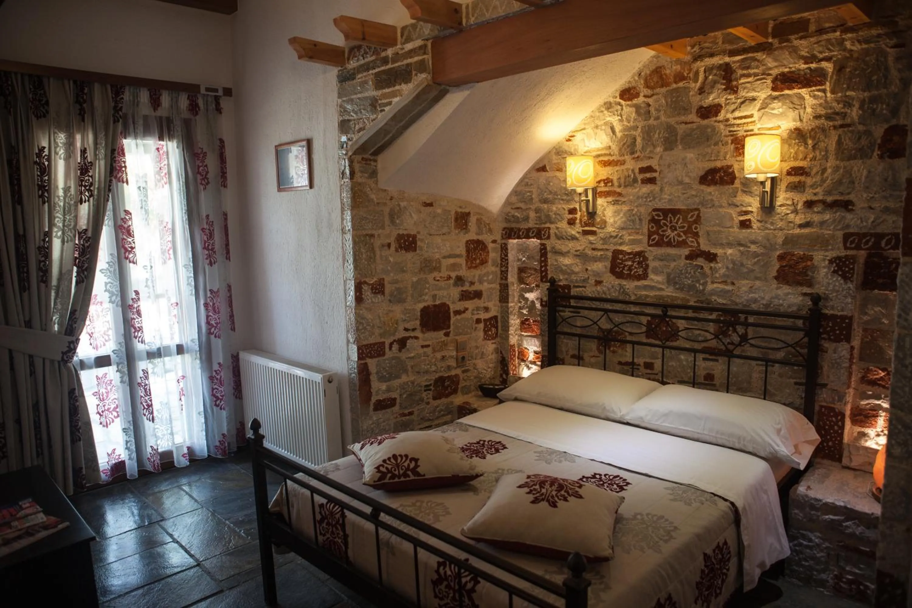 Bedroom, Bed in Aegean Wave - Faros