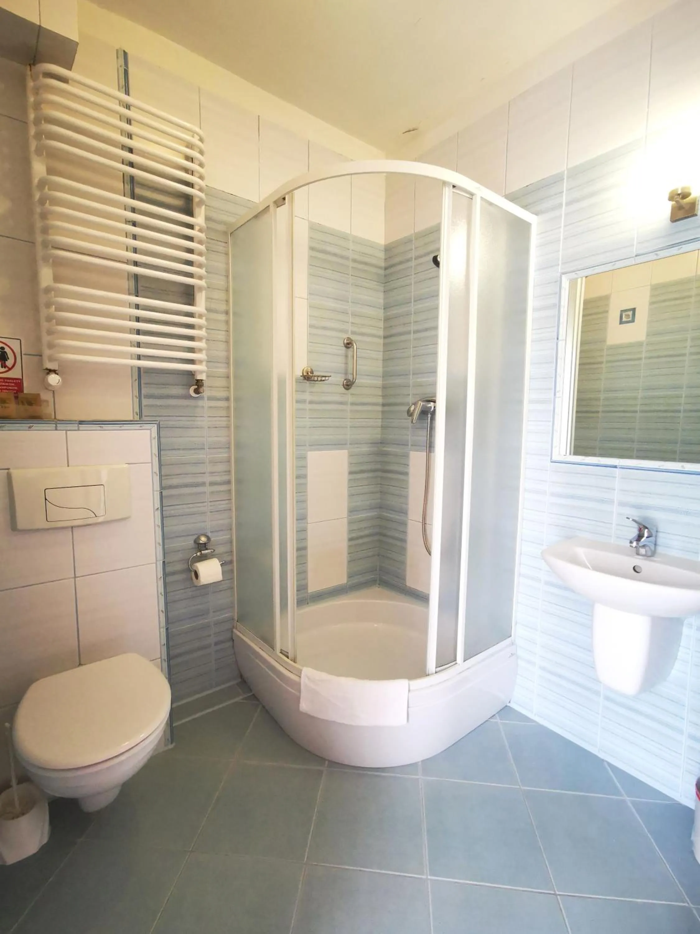 Shower in Hotel pod Wierzba