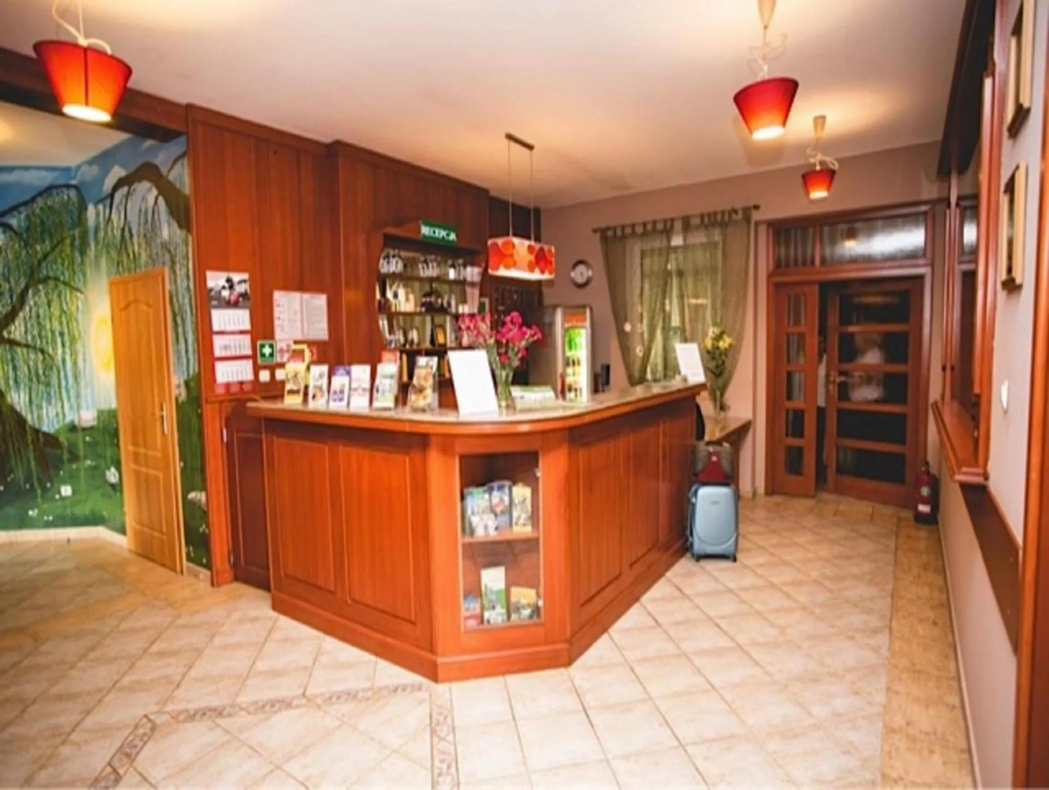 Lobby or reception in Hotel pod Wierzba
