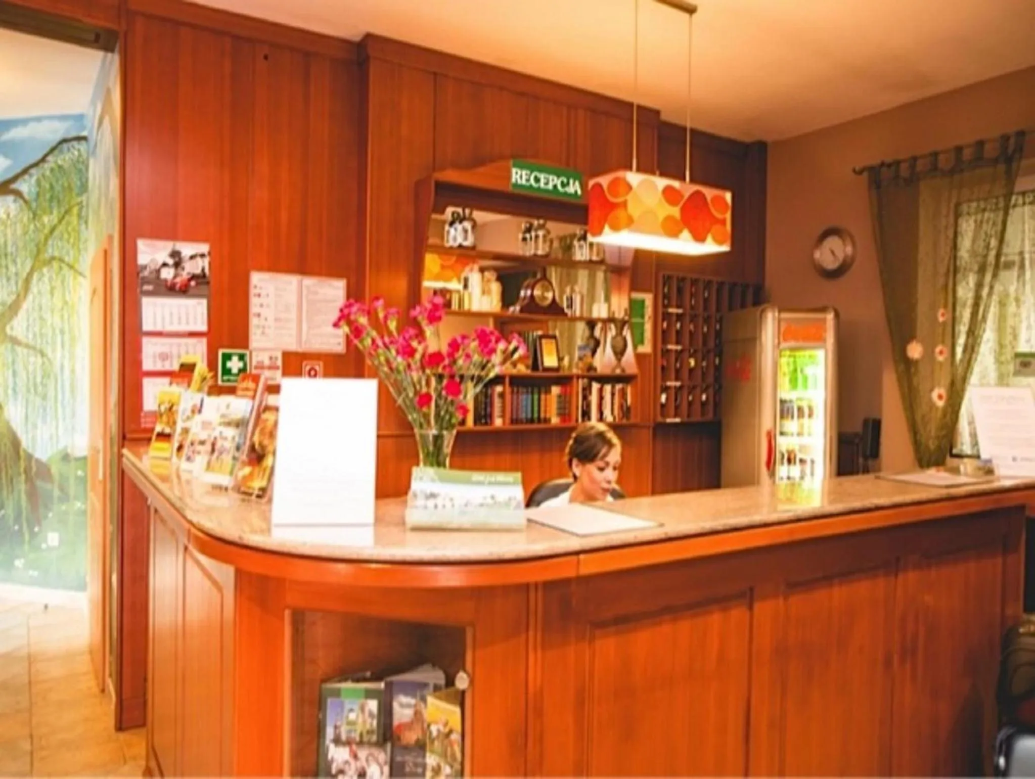 Lobby or reception in Hotel pod Wierzba