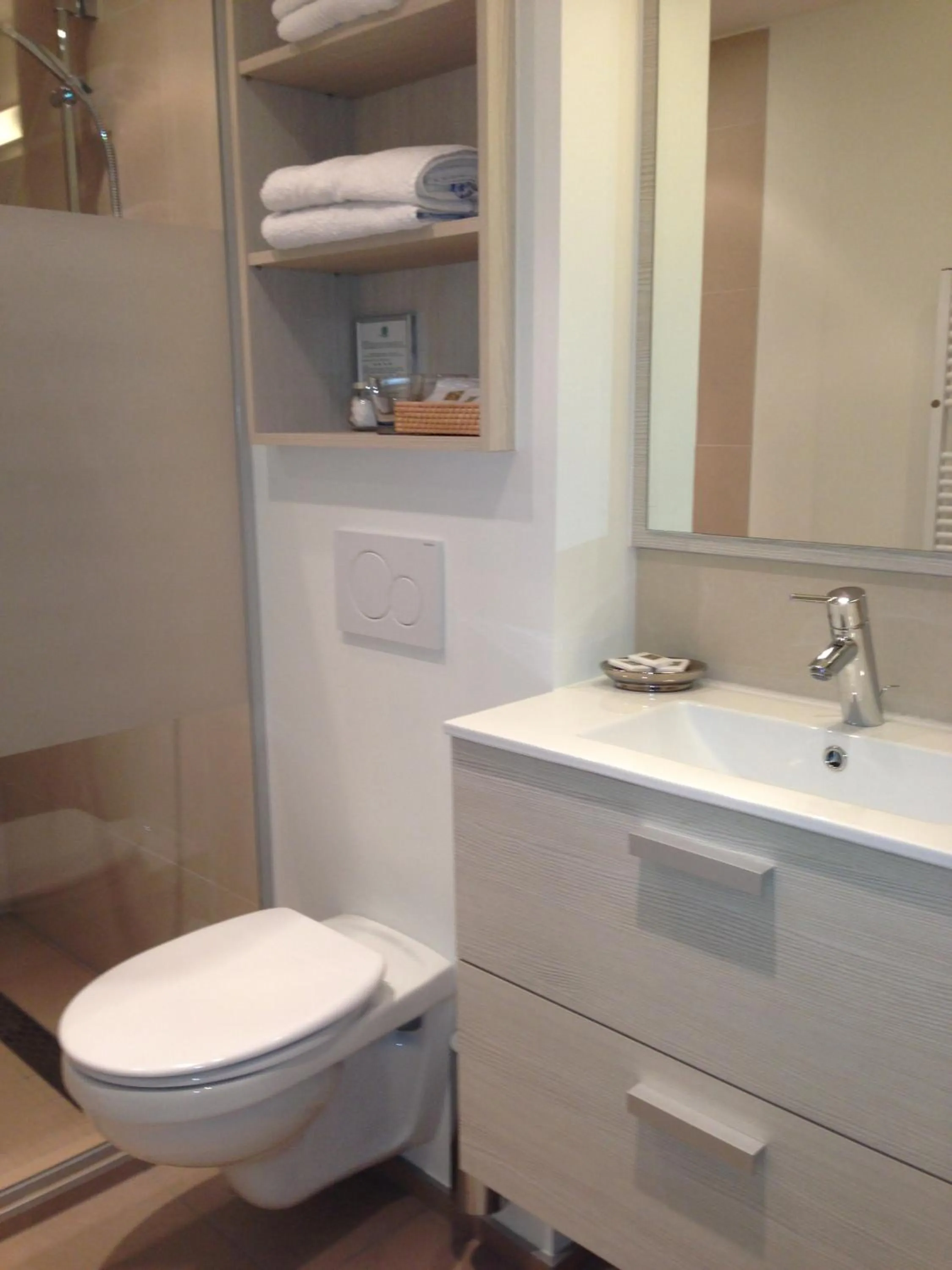 Shower in Hotel Rubens