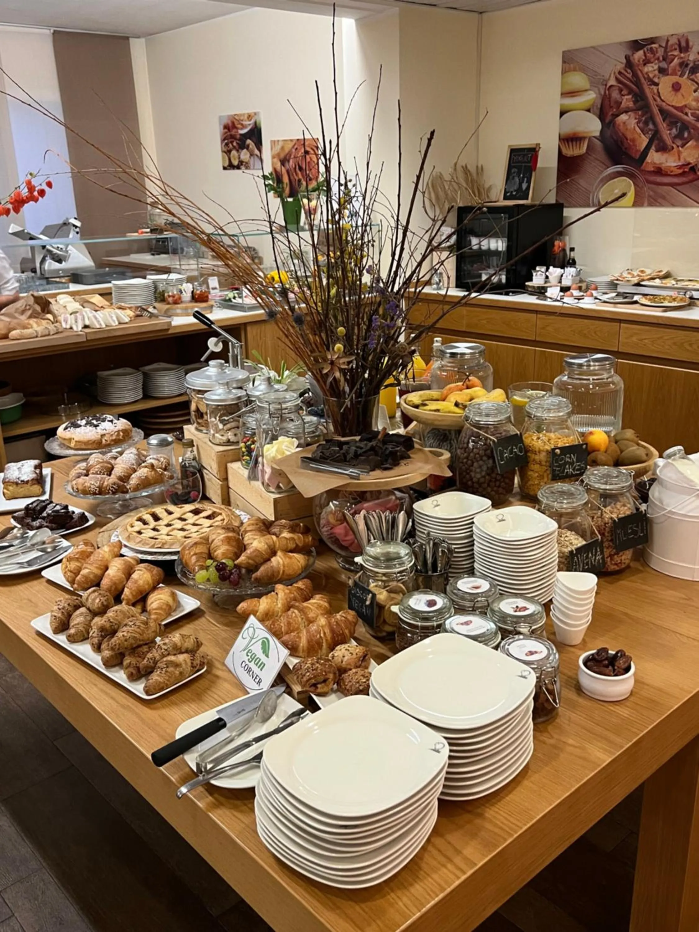 Buffet breakfast in Hotel Miramonti