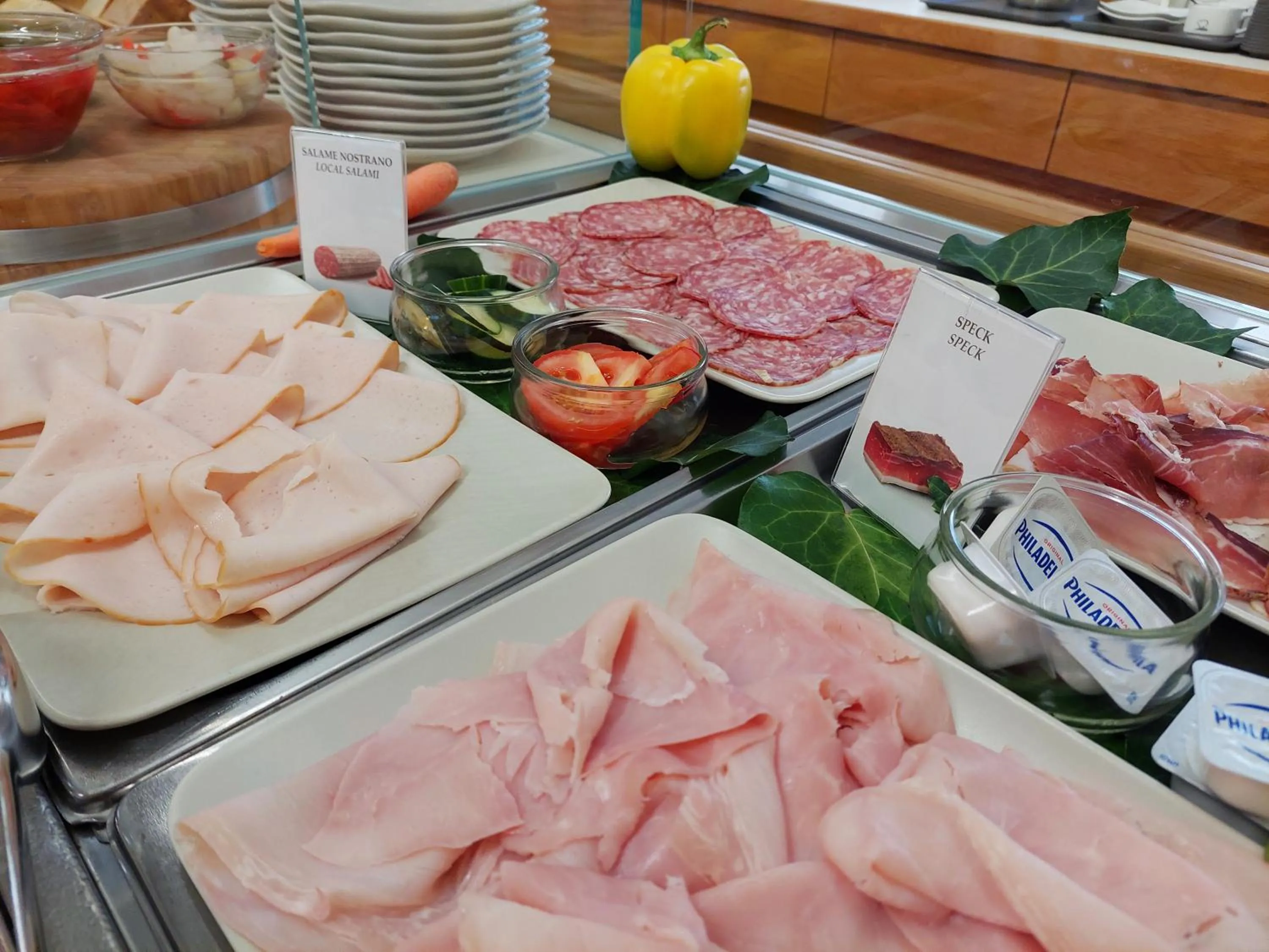 Buffet breakfast in Hotel Miramonti