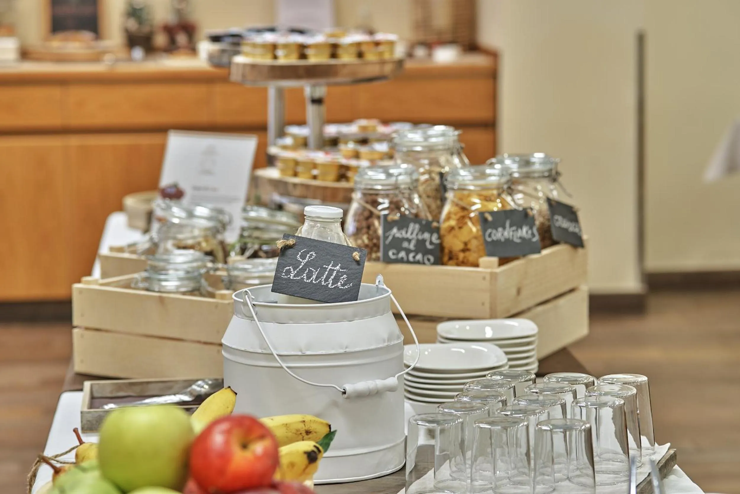 Buffet breakfast in Hotel Miramonti