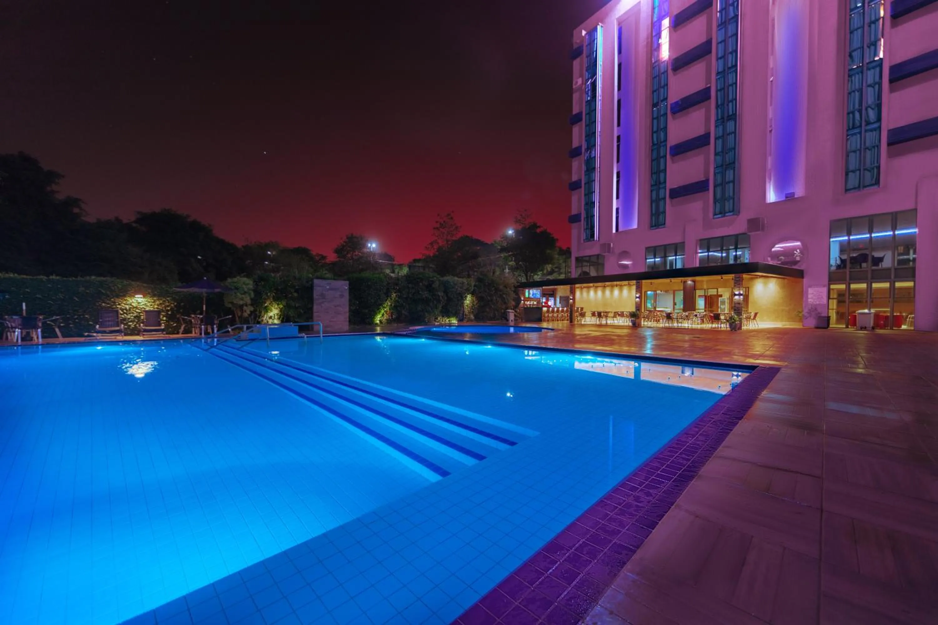 Swimming pool in Falls Galli Hotel