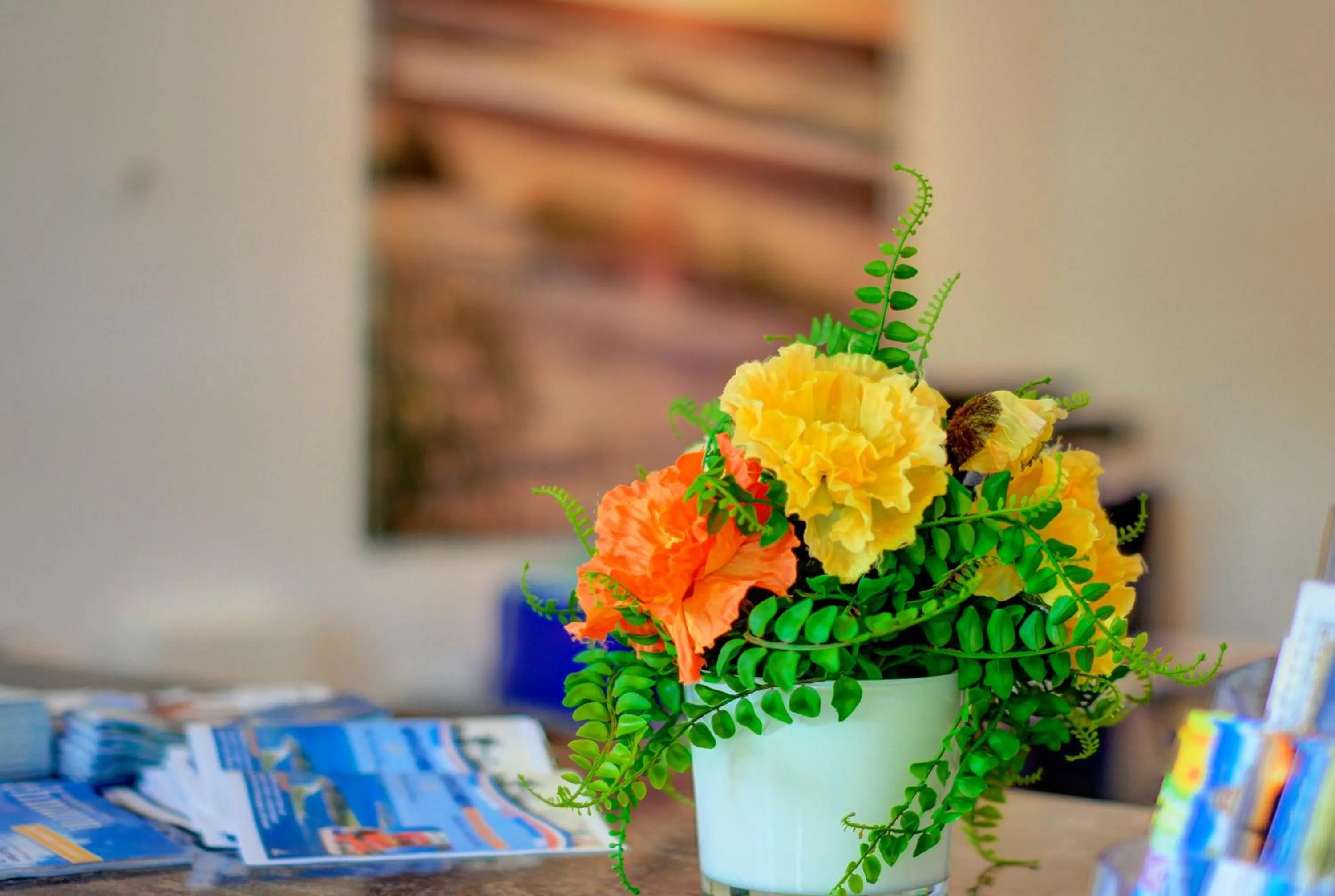 Lobby or reception in Hotel Sonneninsel Fehmarn