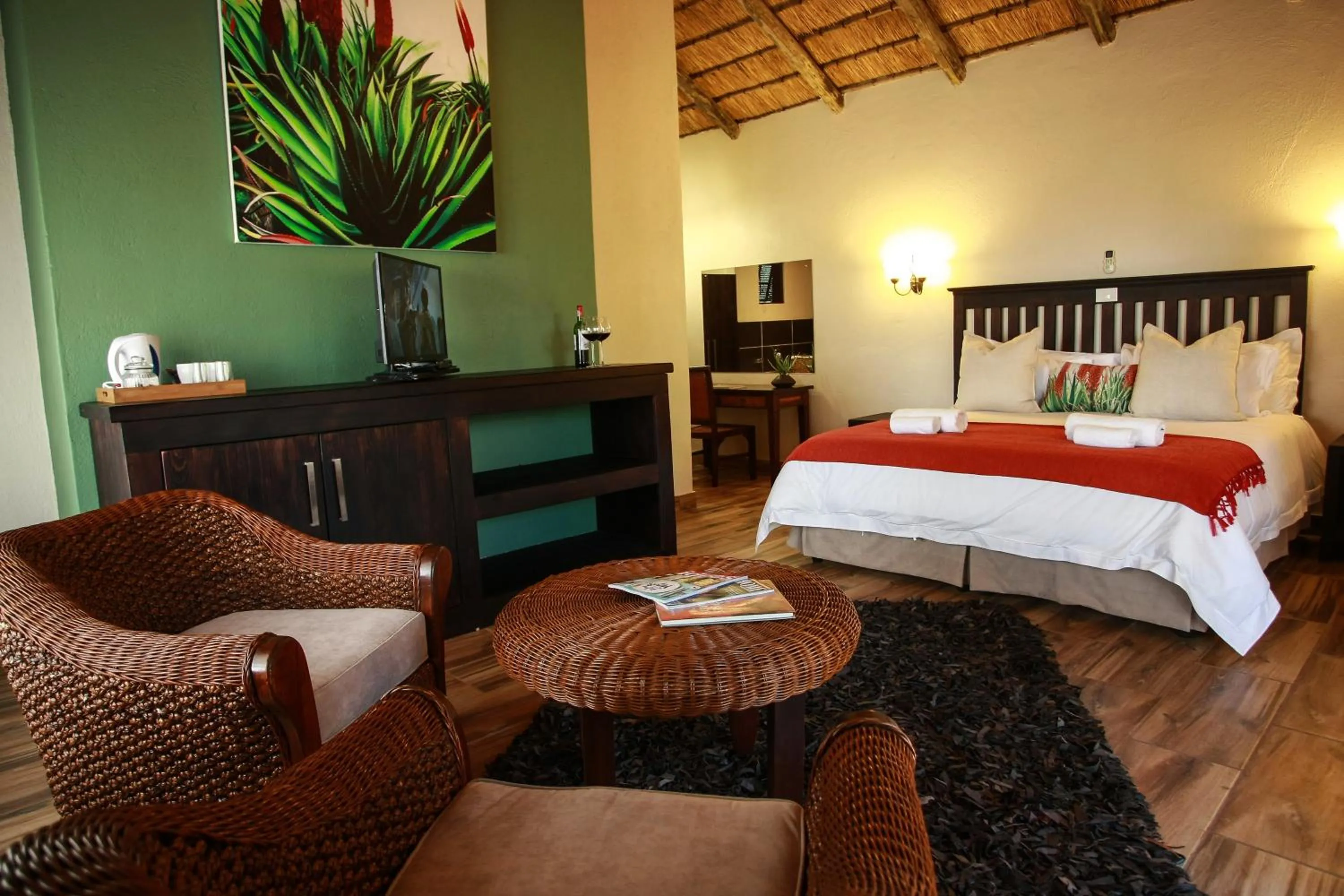 Bed in Woodlands Guest House