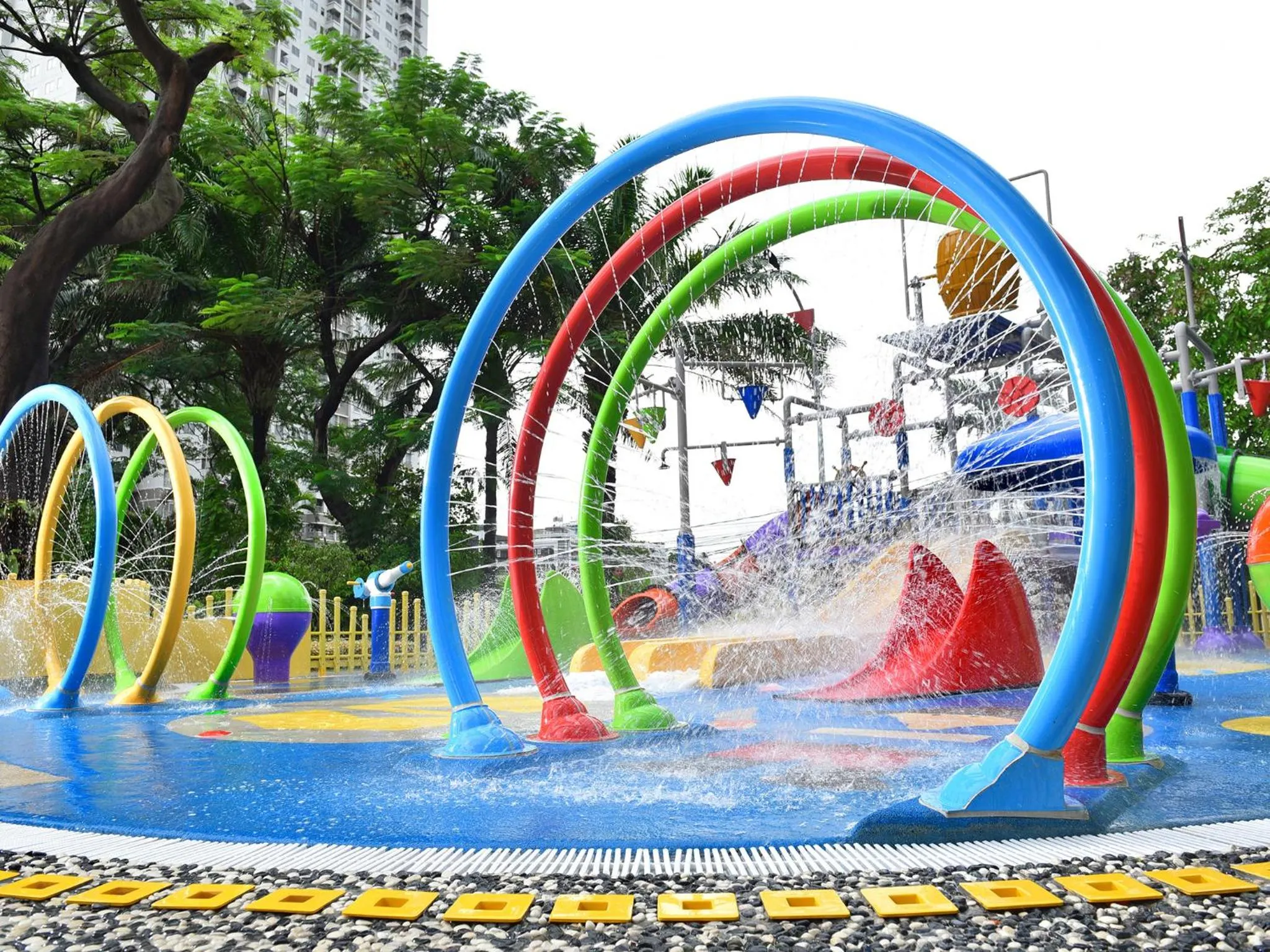 Aqua park in Shangri-La Jakarta
