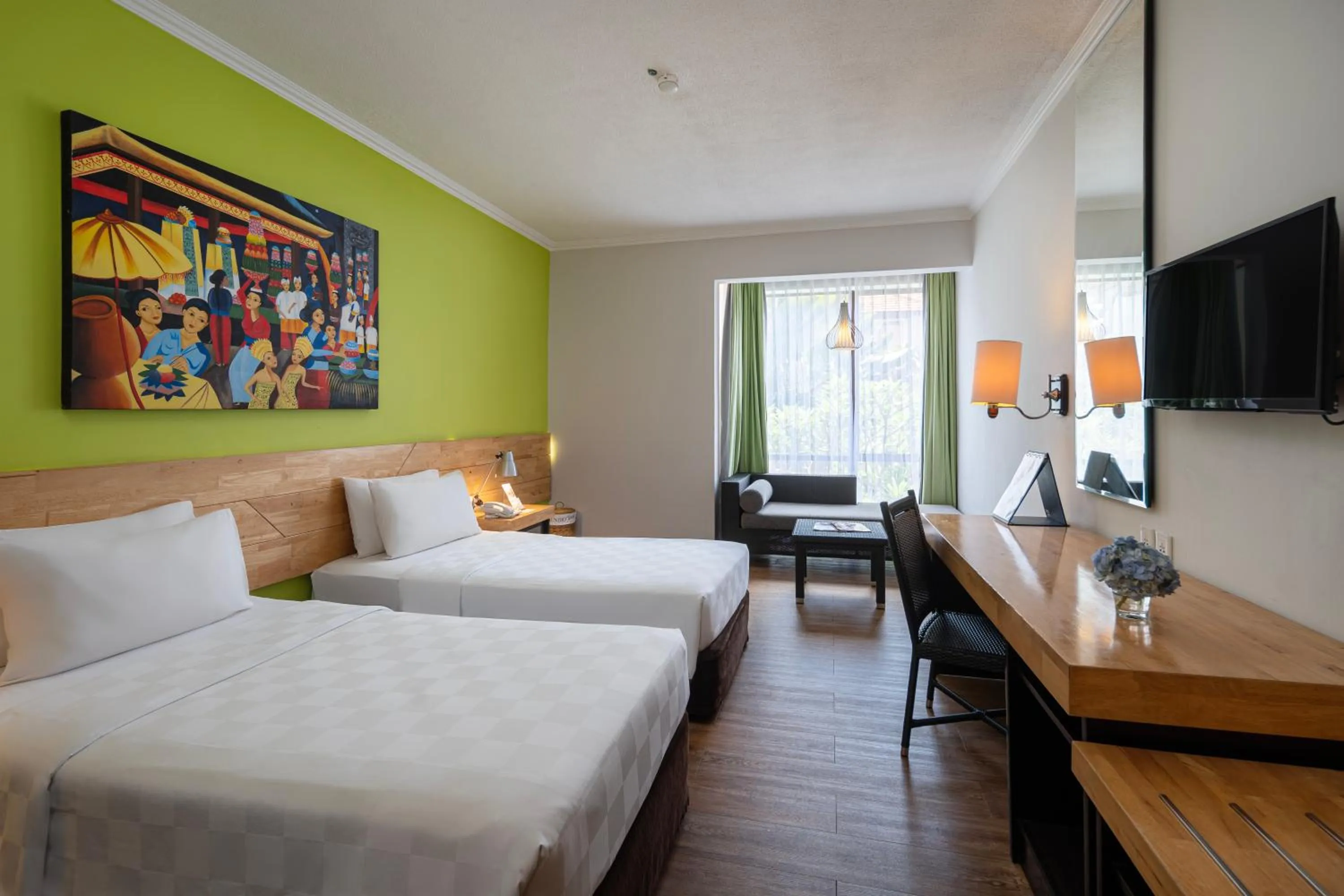 Bedroom, Bed in Prime Plaza Hotel Sanur – Bali