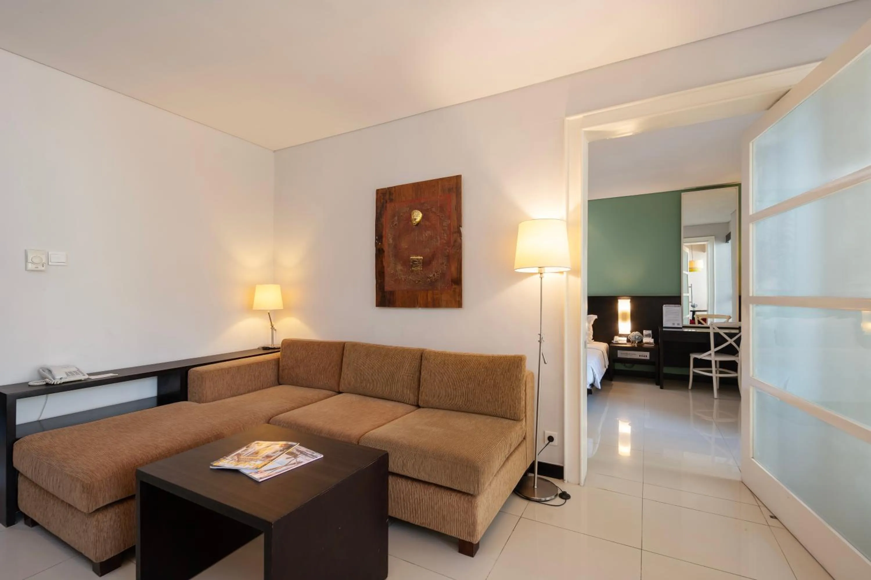 Living room in Prime Plaza Hotel Sanur – Bali