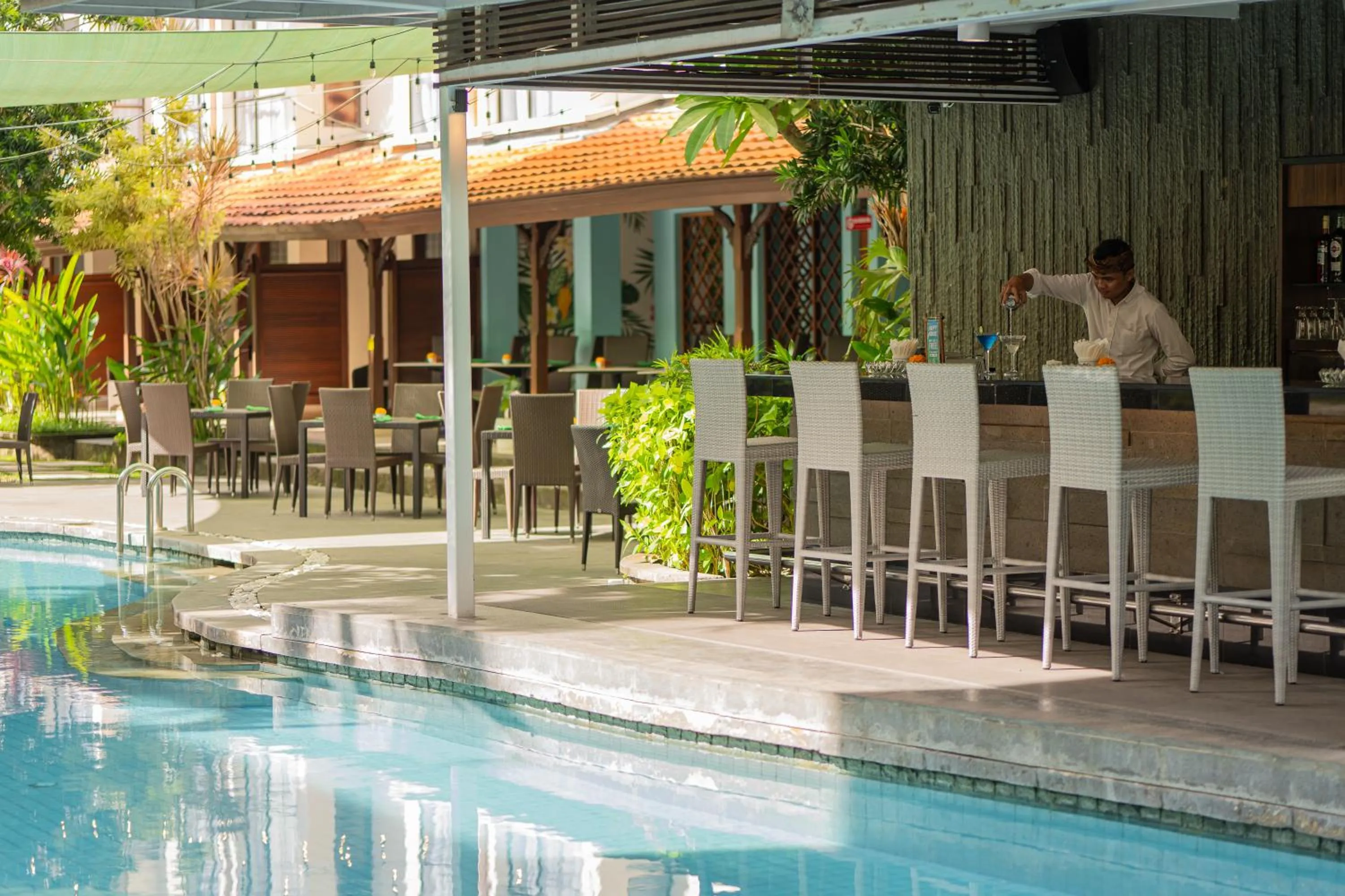 Lounge or bar in Prime Plaza Hotel Sanur – Bali