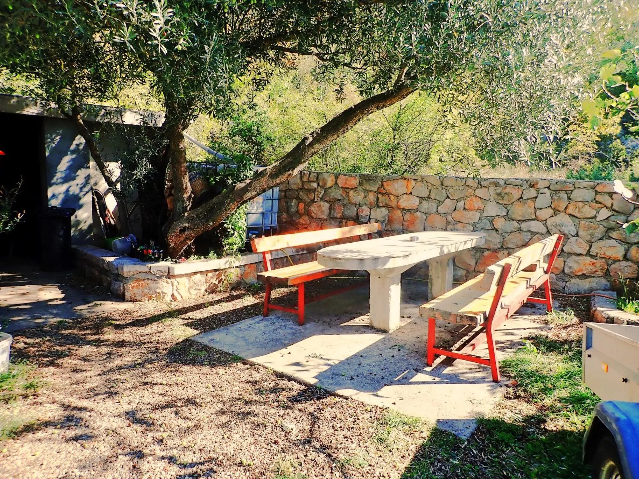 Patio in Holiday Home Milovci