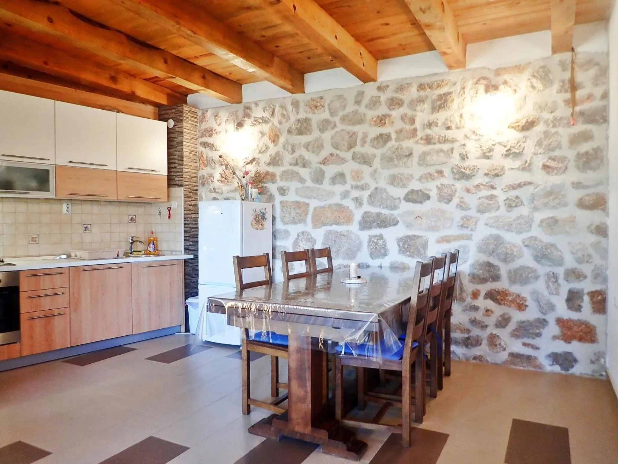Kitchen or kitchenette in Holiday Home Milovci