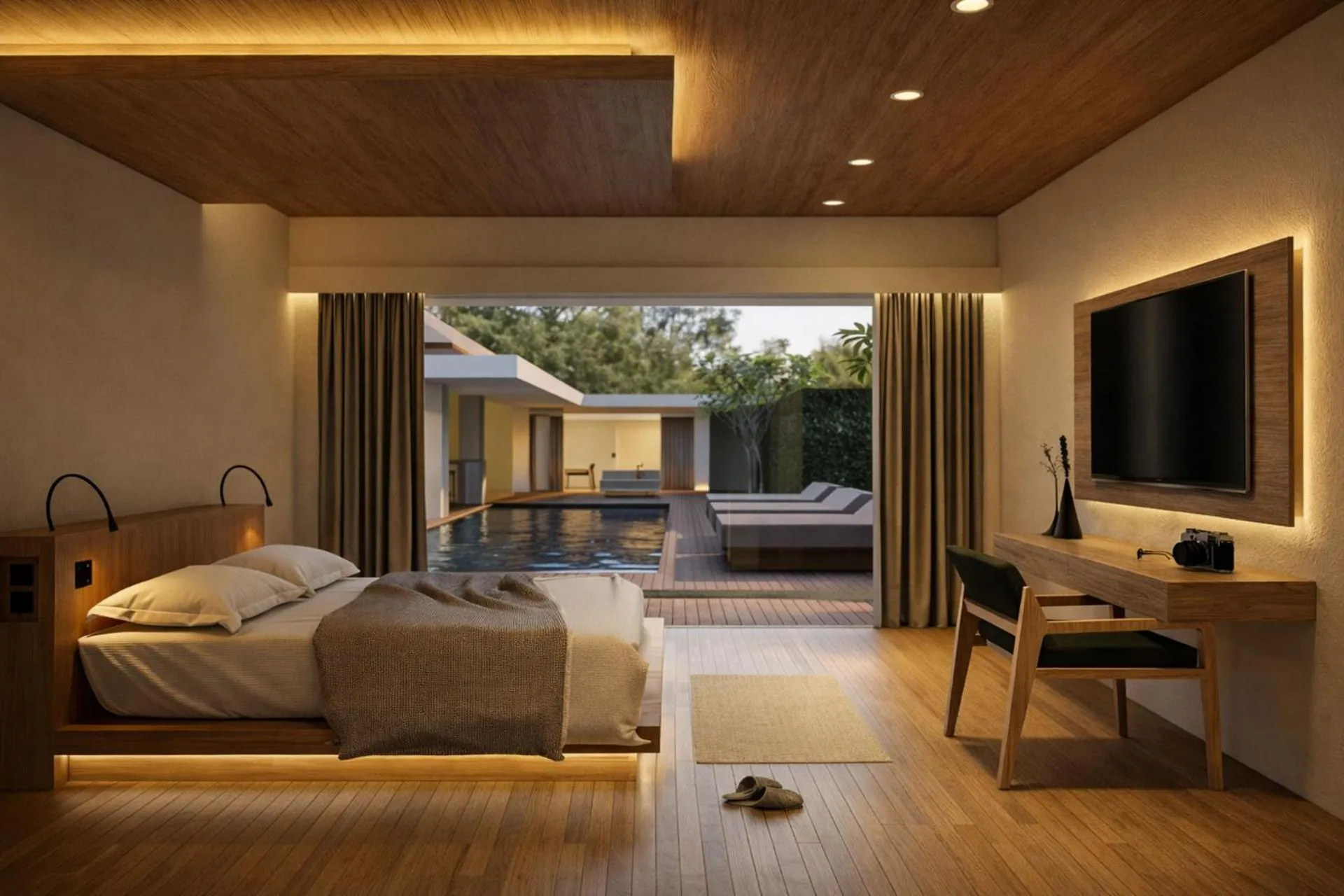 Photo of the whole room, Bed in Bvilla Spa