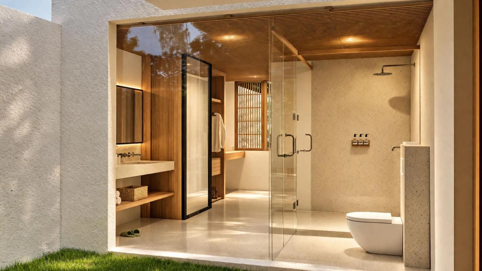 Shower in Bvilla Spa