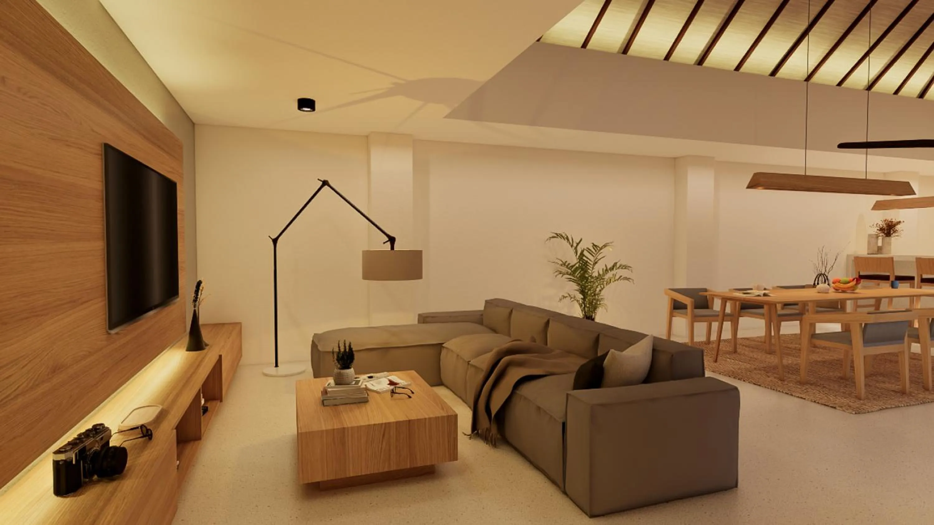 Communal lounge/ TV room in Bvilla Spa