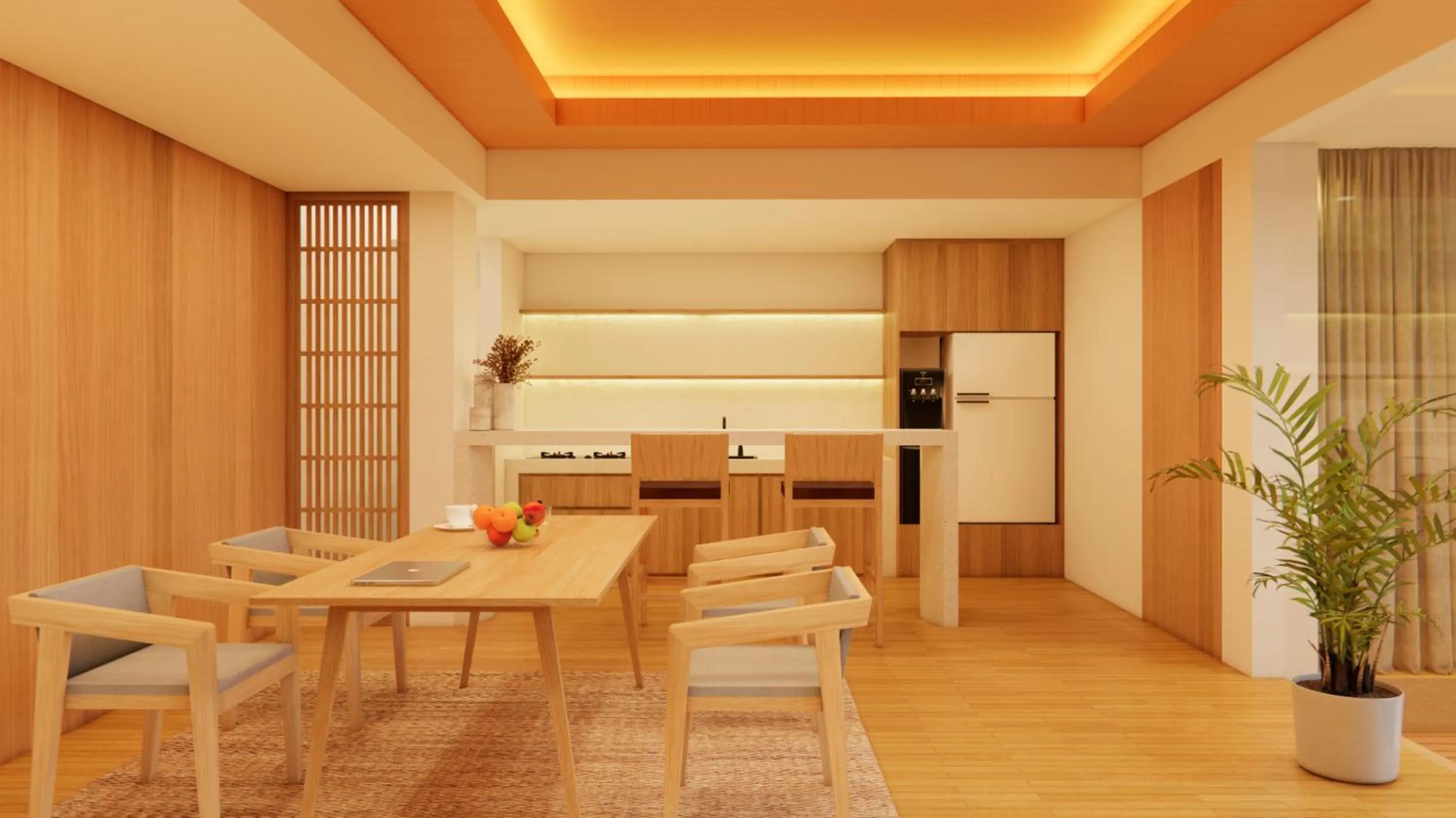 Kitchen or kitchenette in Bvilla Spa