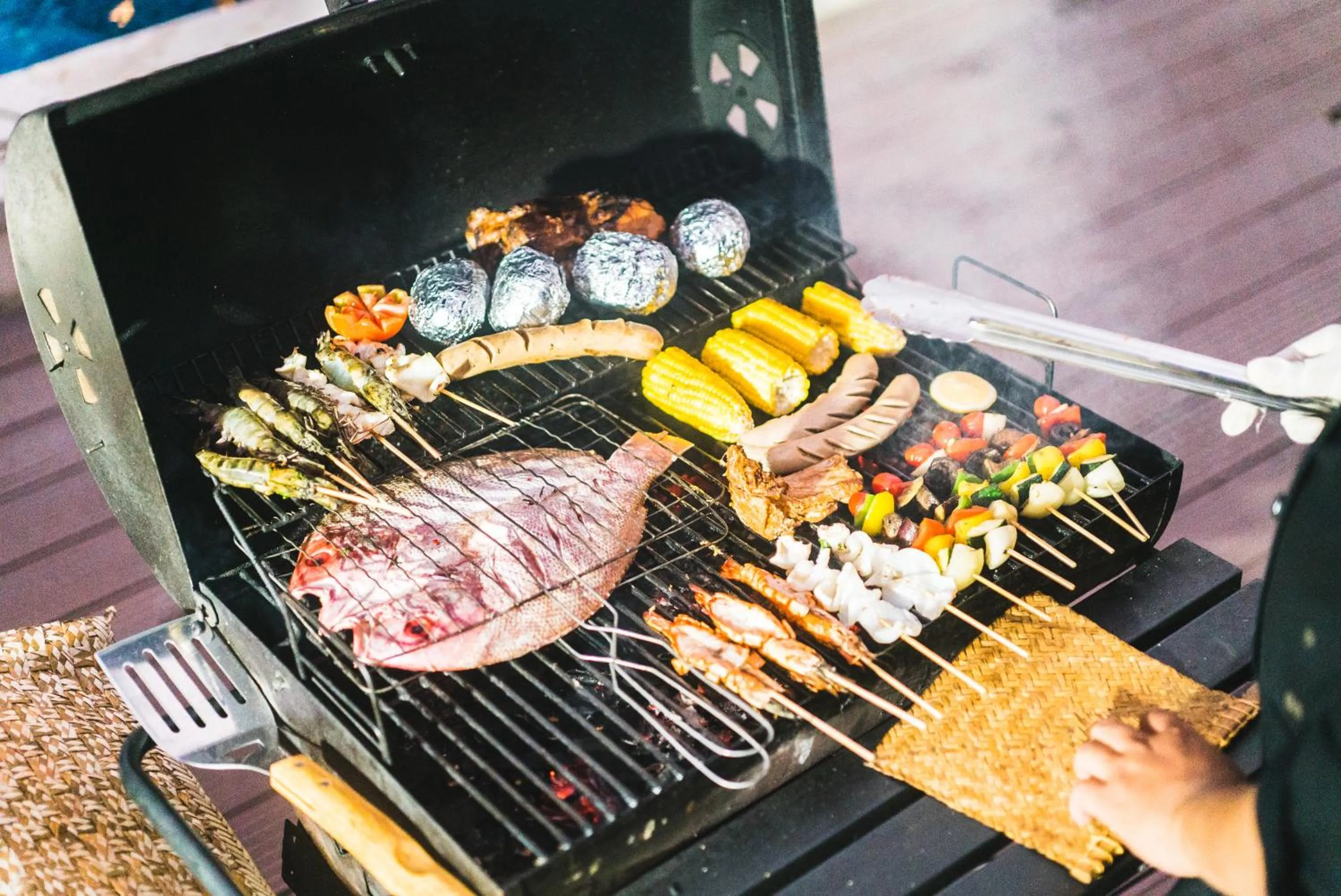 BBQ facilities in Bvilla Spa