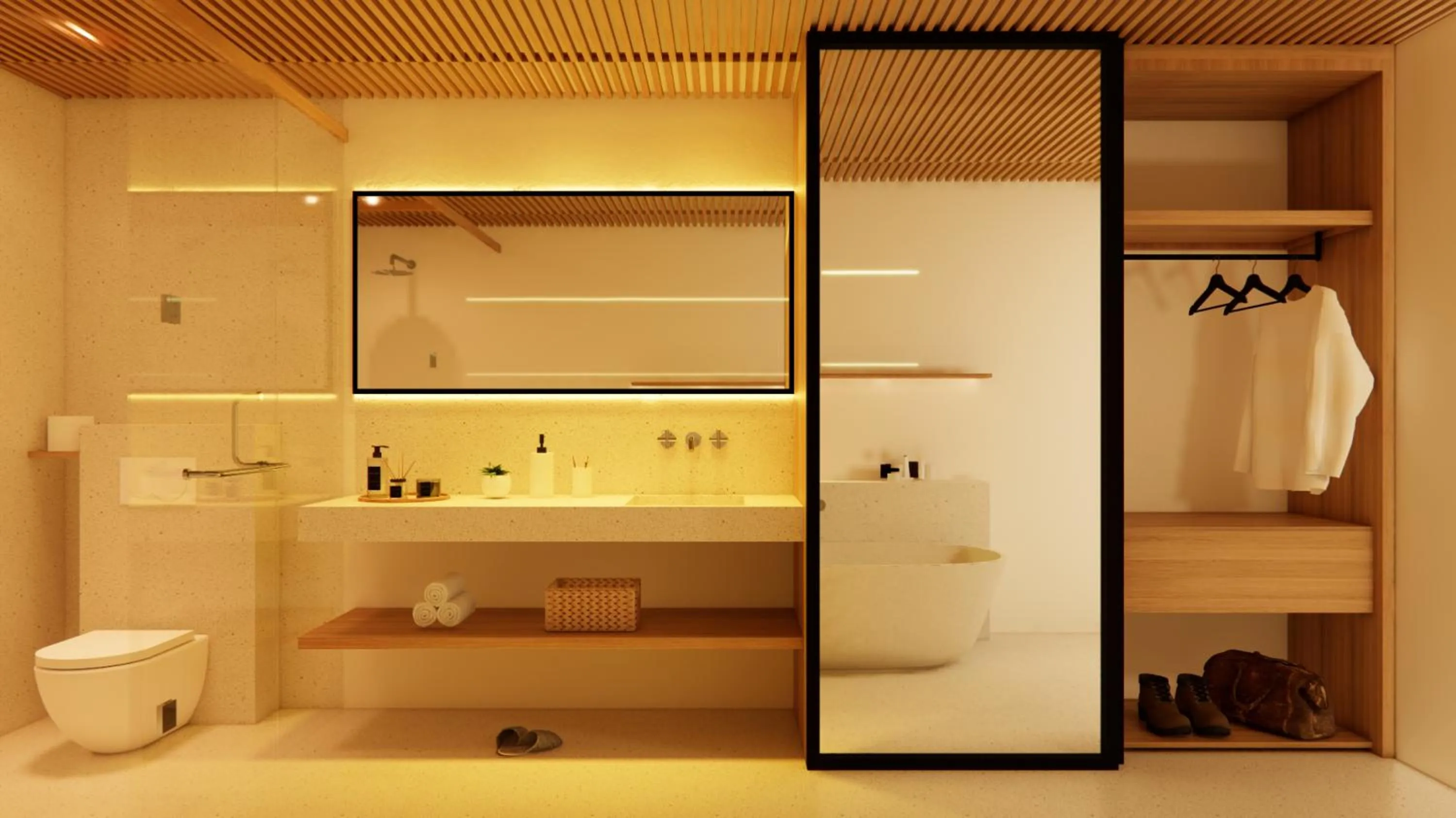 Shower in Bvilla Spa