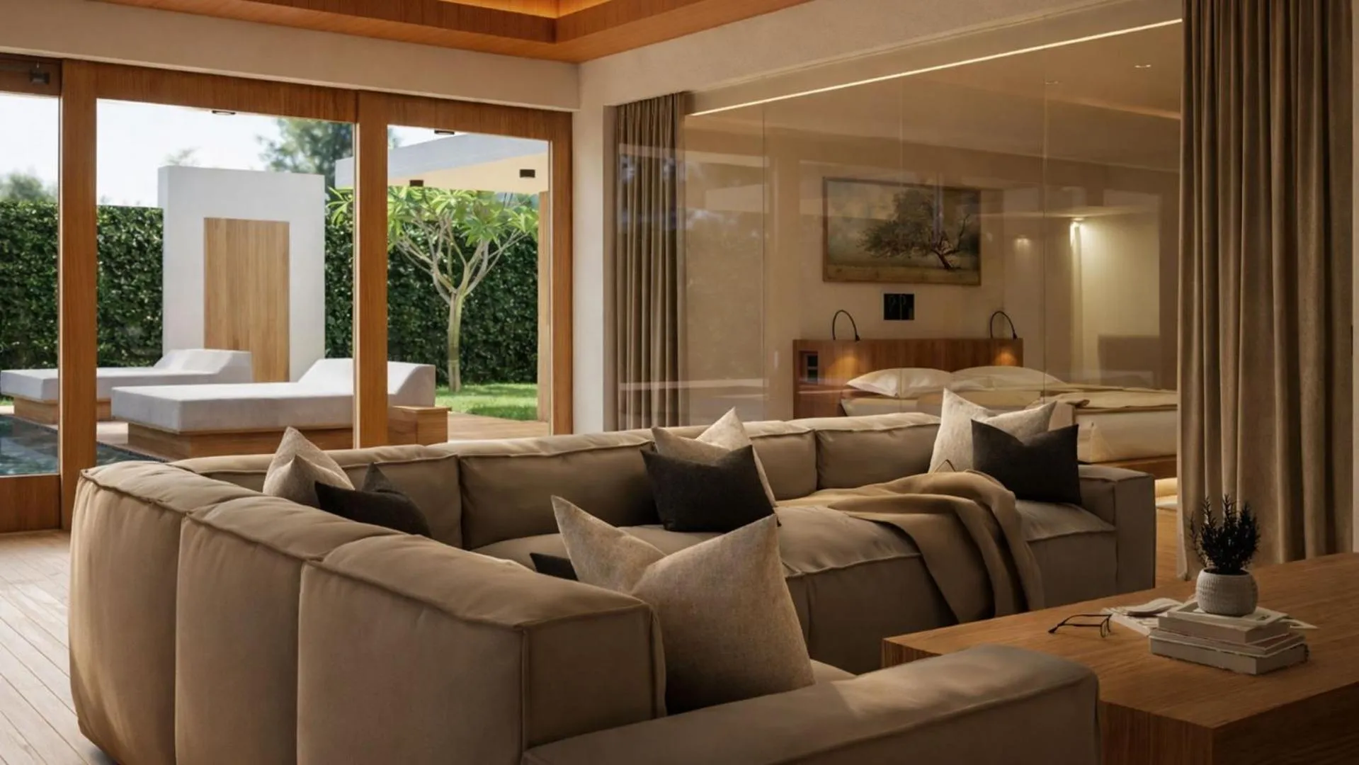 Living room in Bvilla Spa