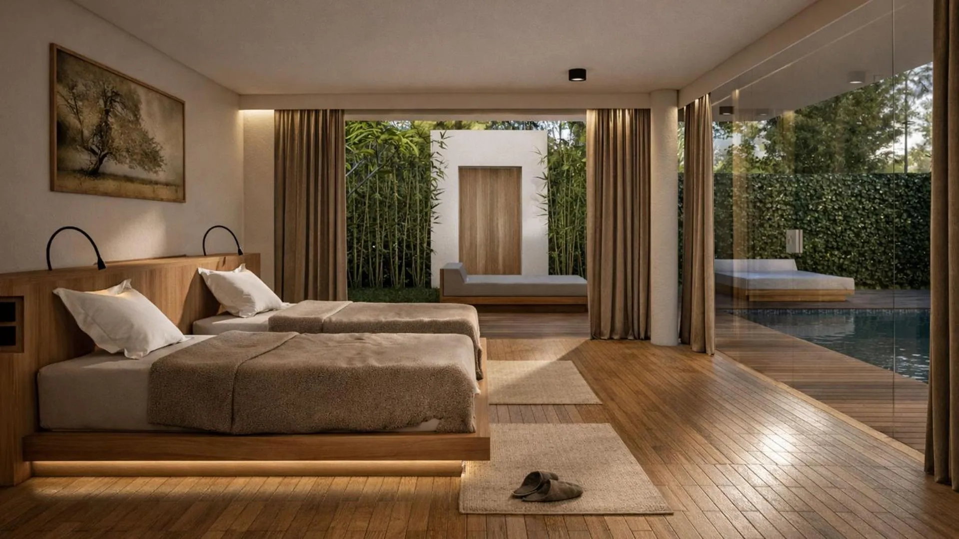 Bedroom in Bvilla Spa