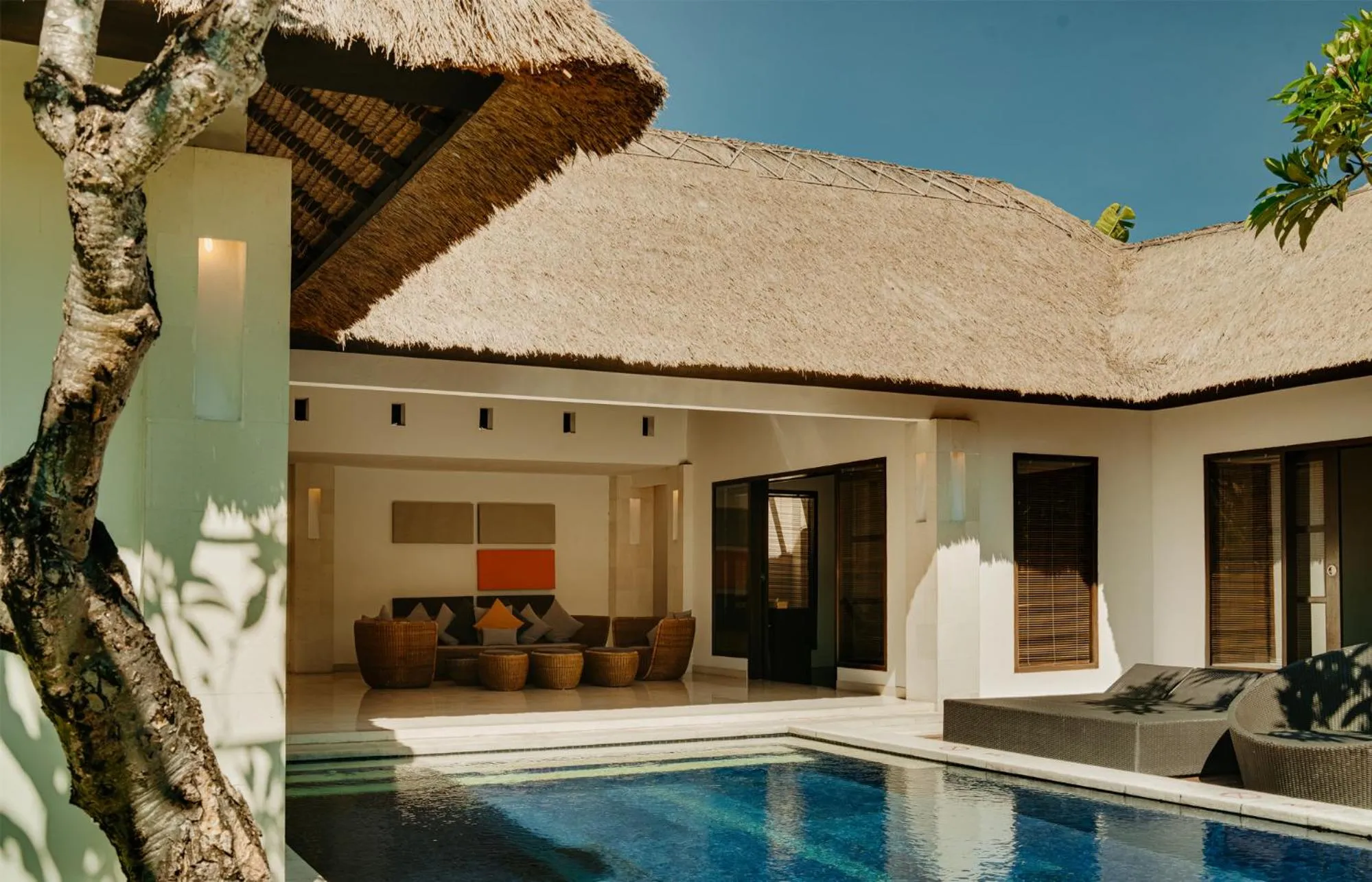 Swimming pool in Bvilla Spa