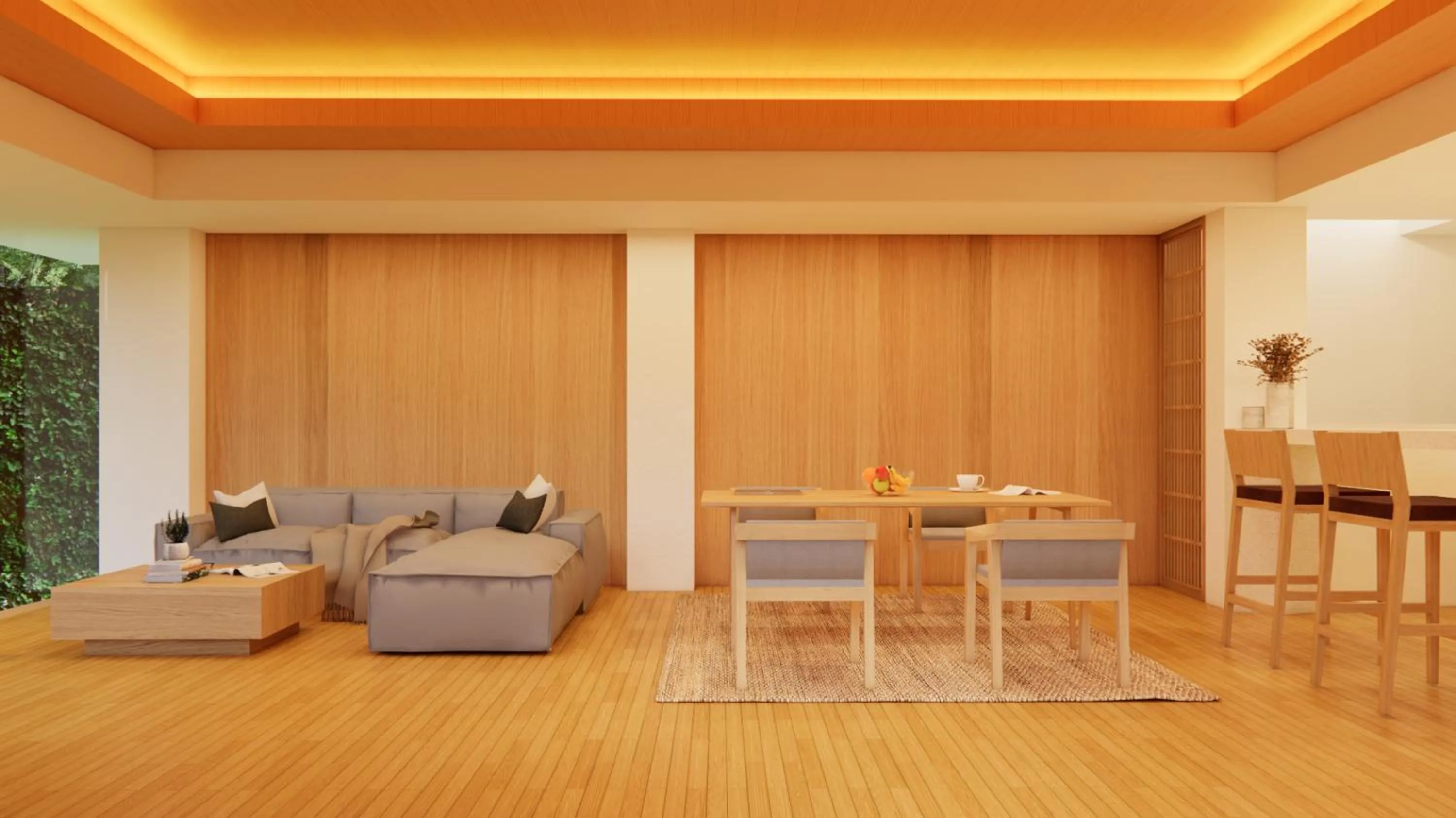 Seating area in Bvilla Spa