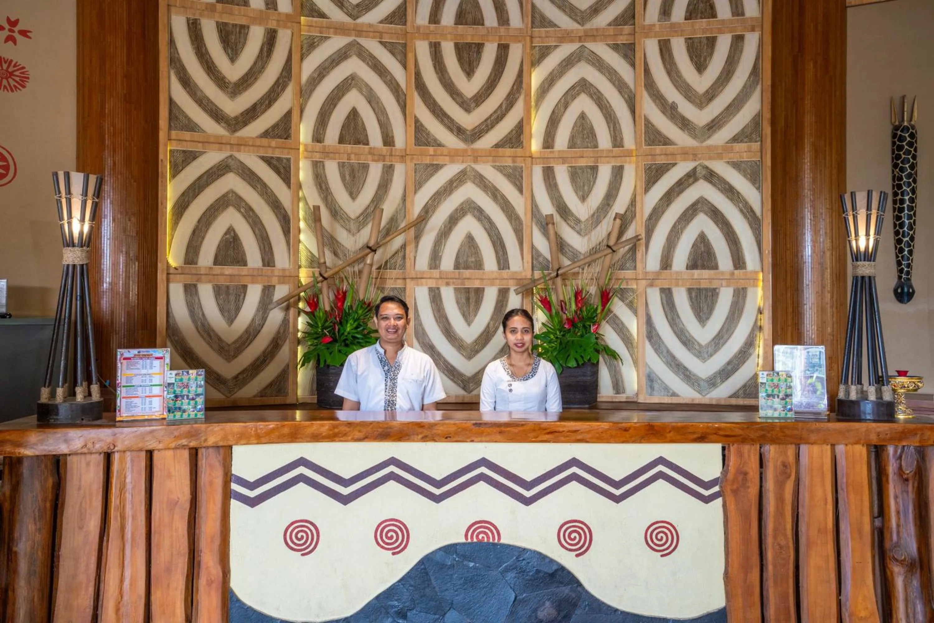 Staff in Mara River Safari Lodge Bali