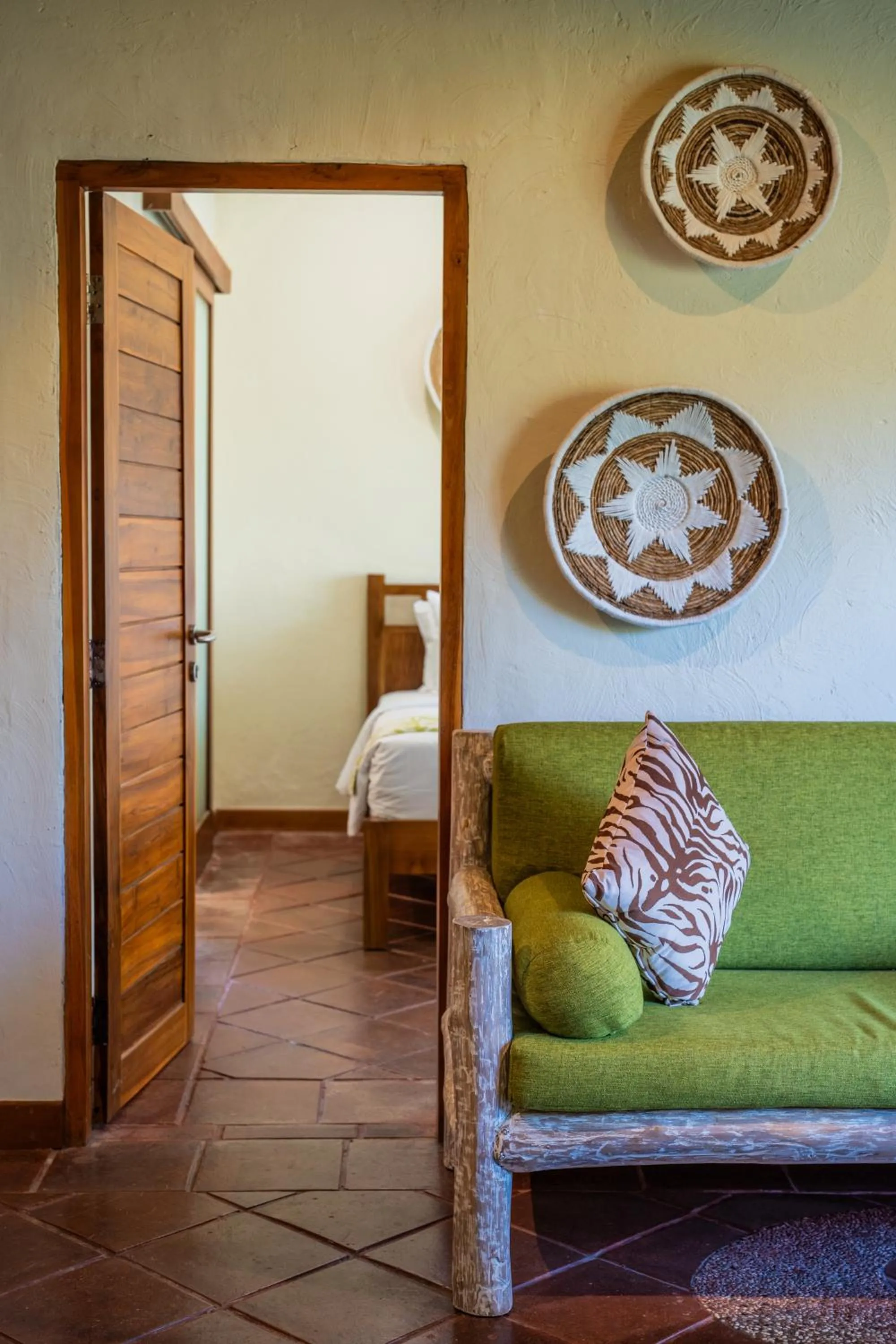 Seating area in Mara River Safari Lodge Bali