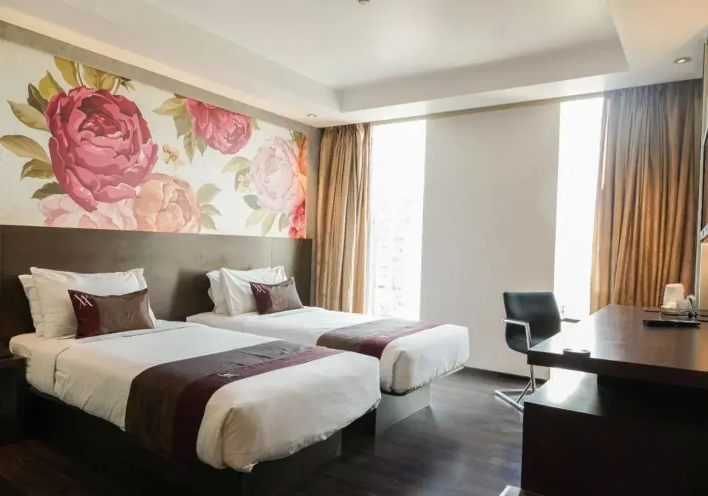 Bed in Akmani Hotel Jakarta Bed in Akmani Hotel Jakarta