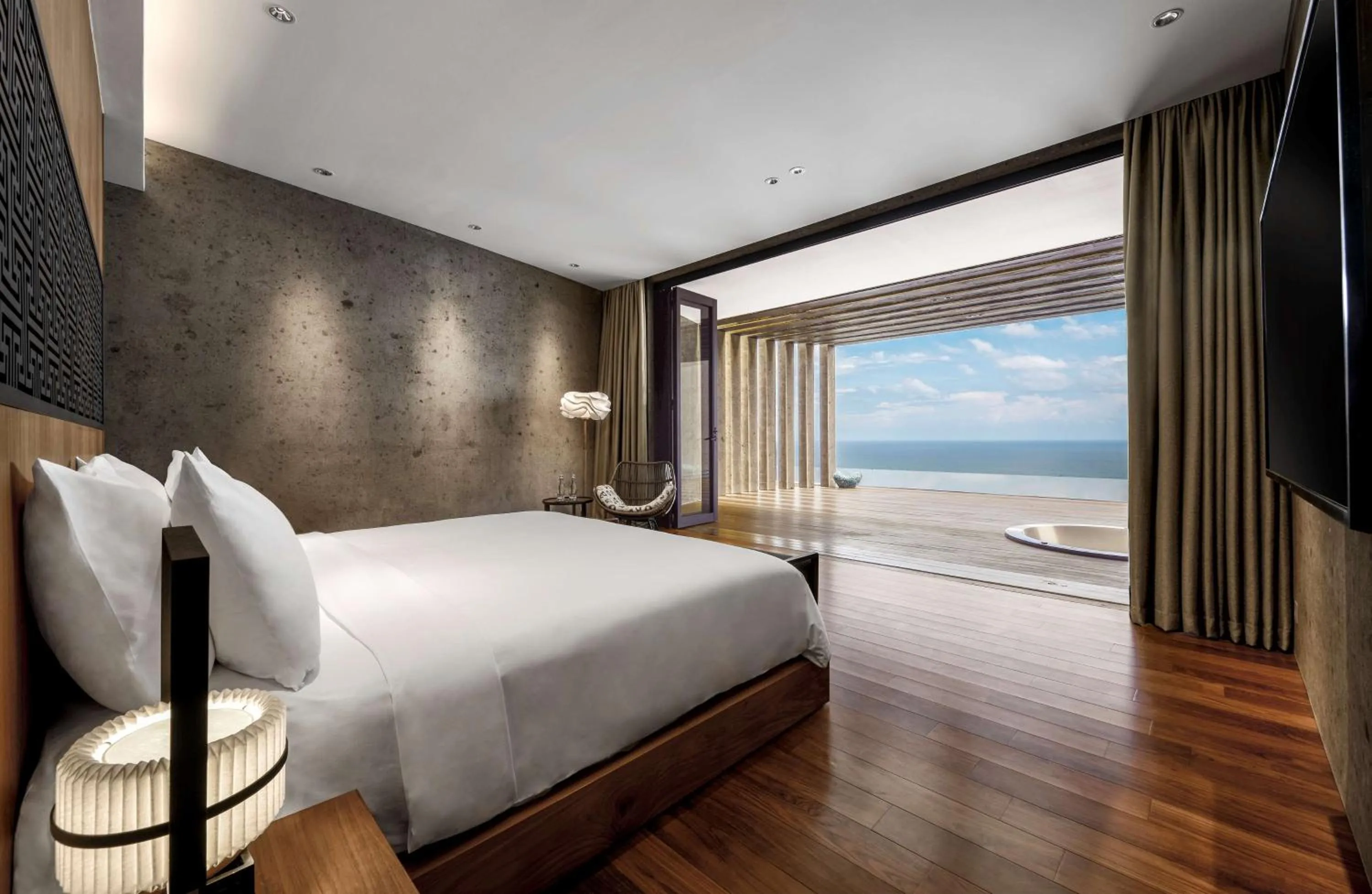 Photo of the whole room, Bed in Alila Villas Uluwatu