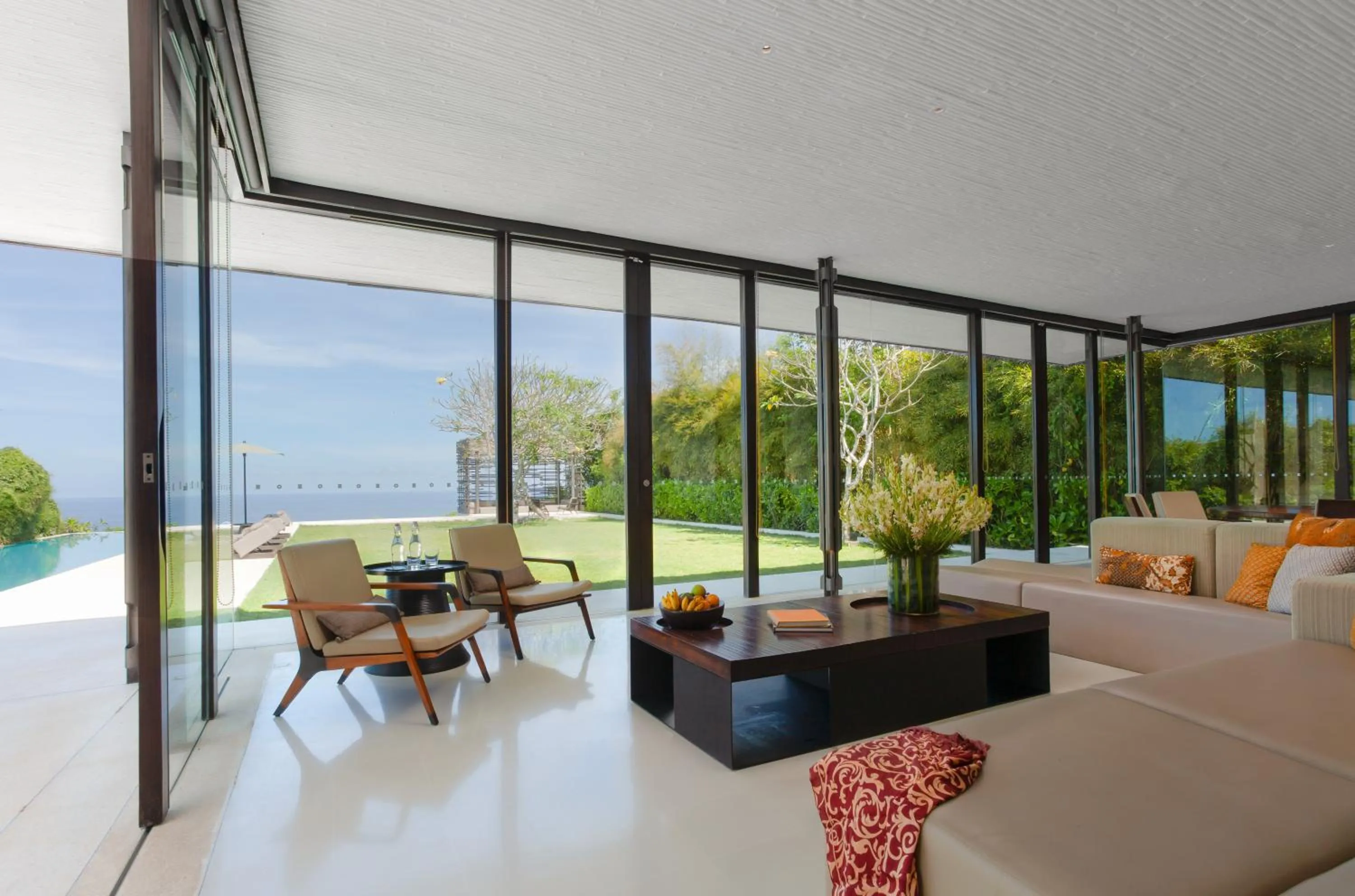 Living room in Alila Villas Uluwatu