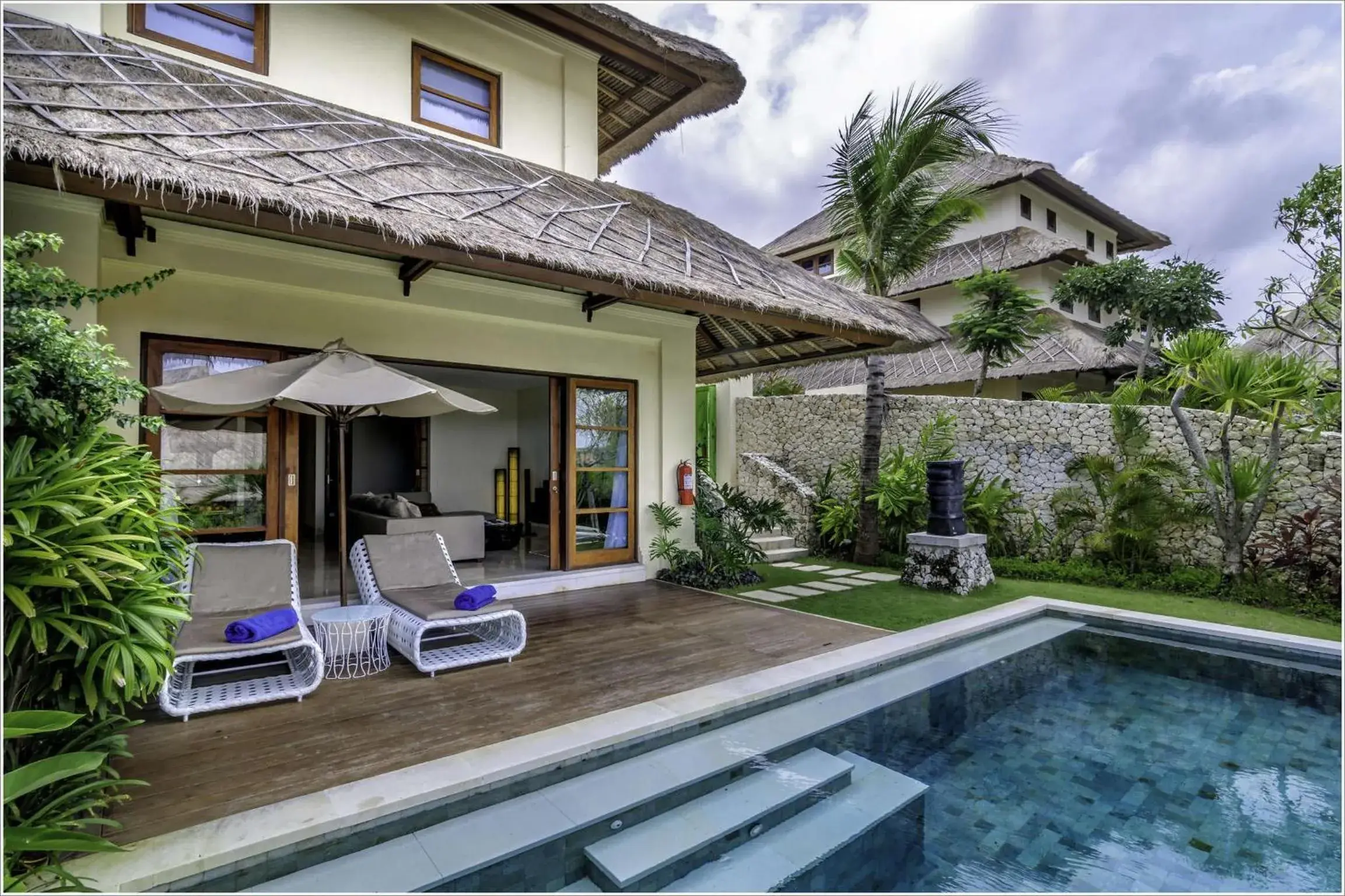 Garden view in Karma Kandara Garden view in Karma Kandara