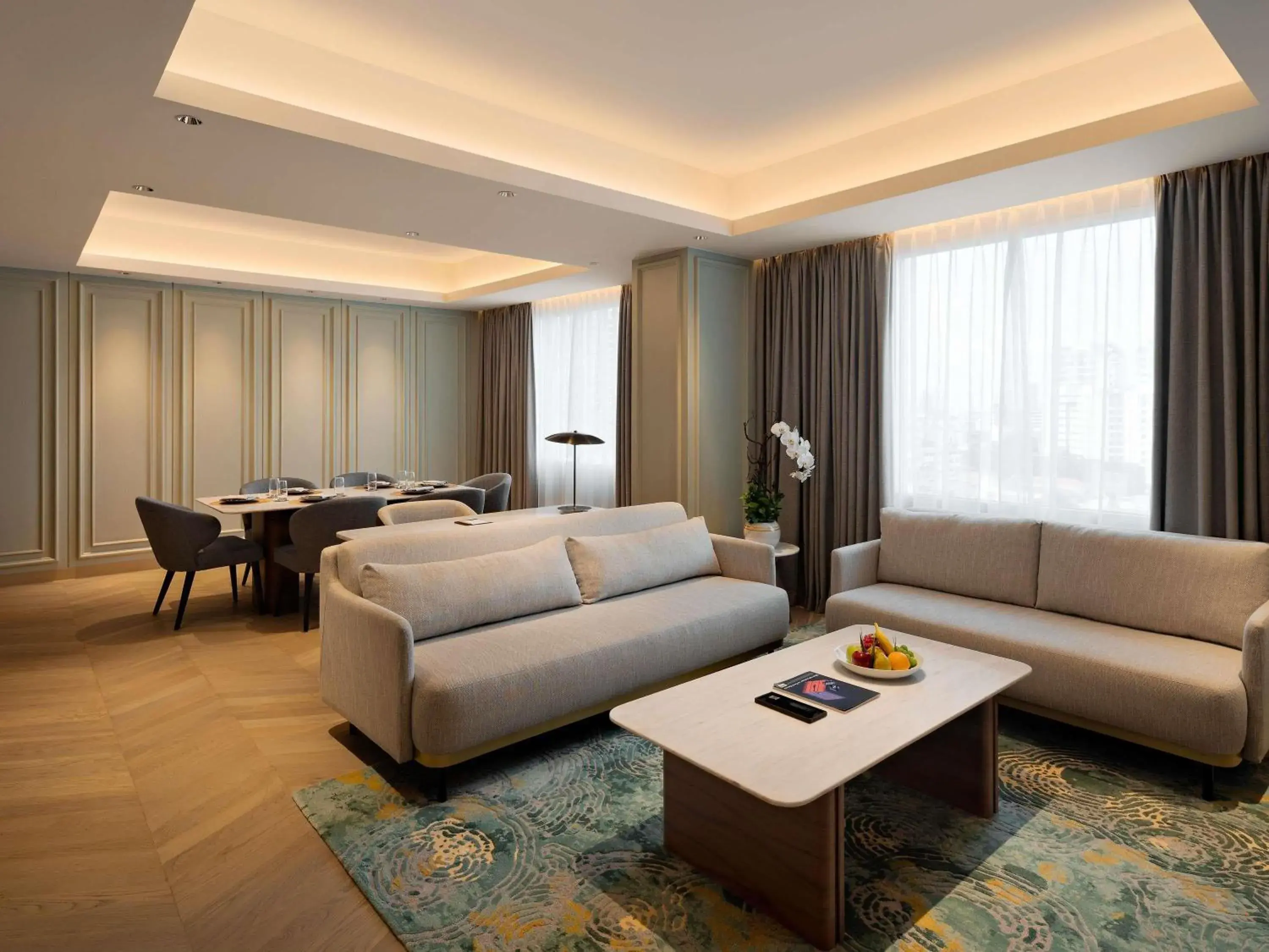 Bedroom in Mövenpick Hotel Jakarta City Centre Bedroom in Mövenpick Hotel Jakarta City Centre