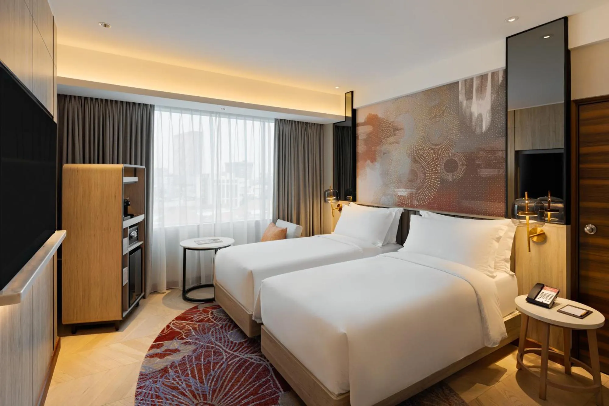 Bed in Mövenpick Hotel Jakarta City Centre