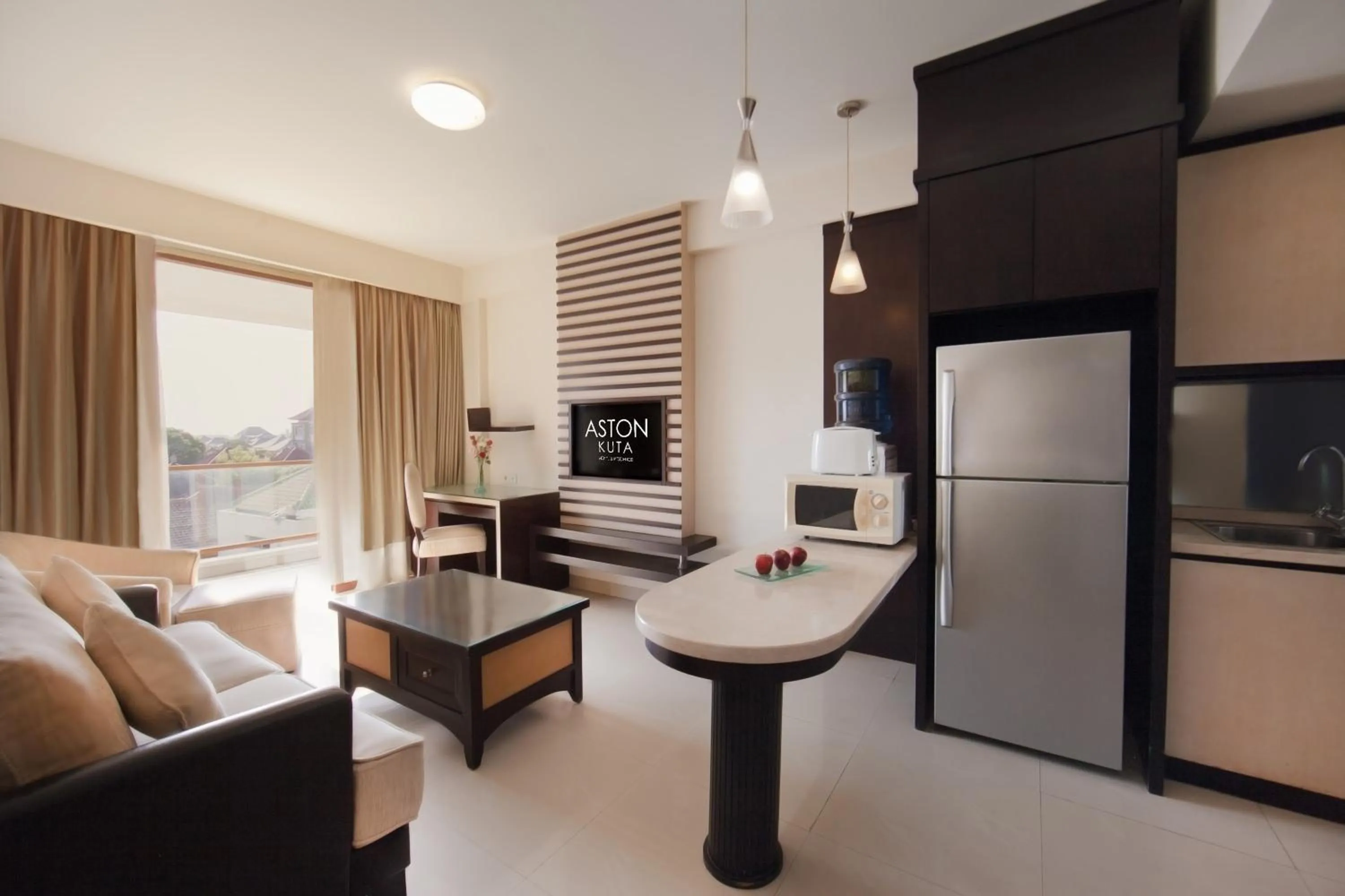 Living room in Aston Kuta Hotel and Residence