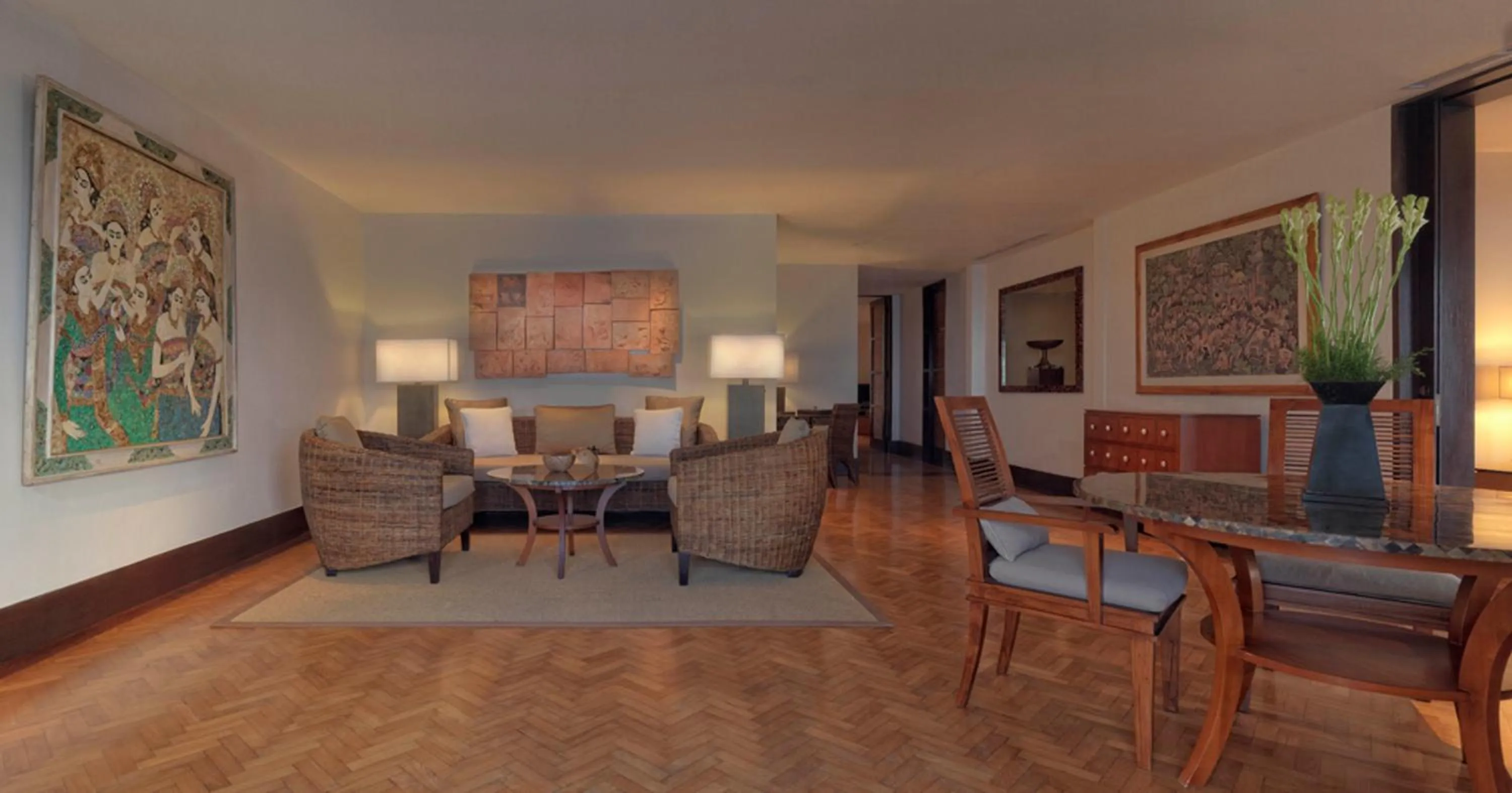 Living room in The Legian Seminyak, Bali