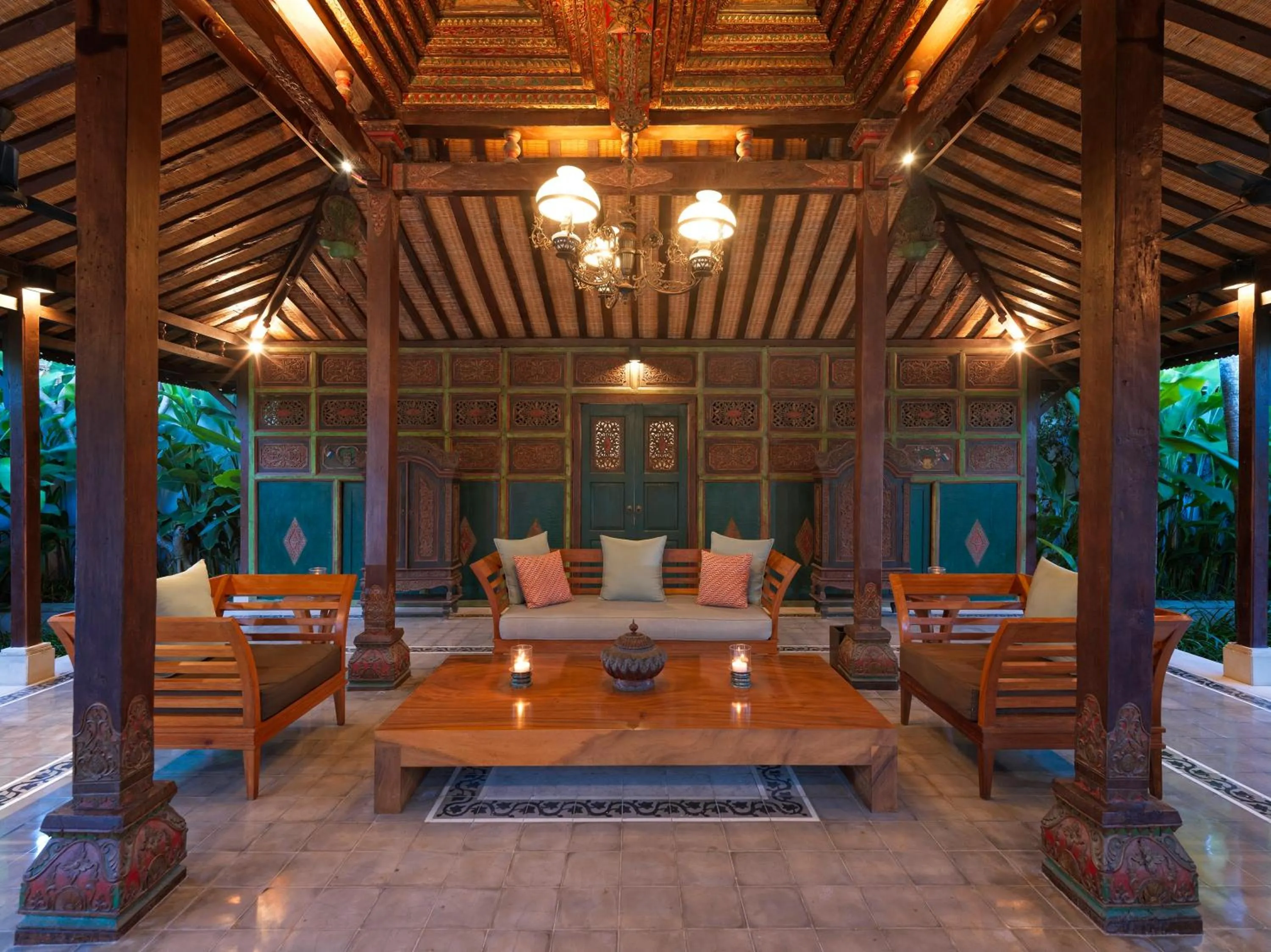 Seating area in The Legian Seminyak, Bali