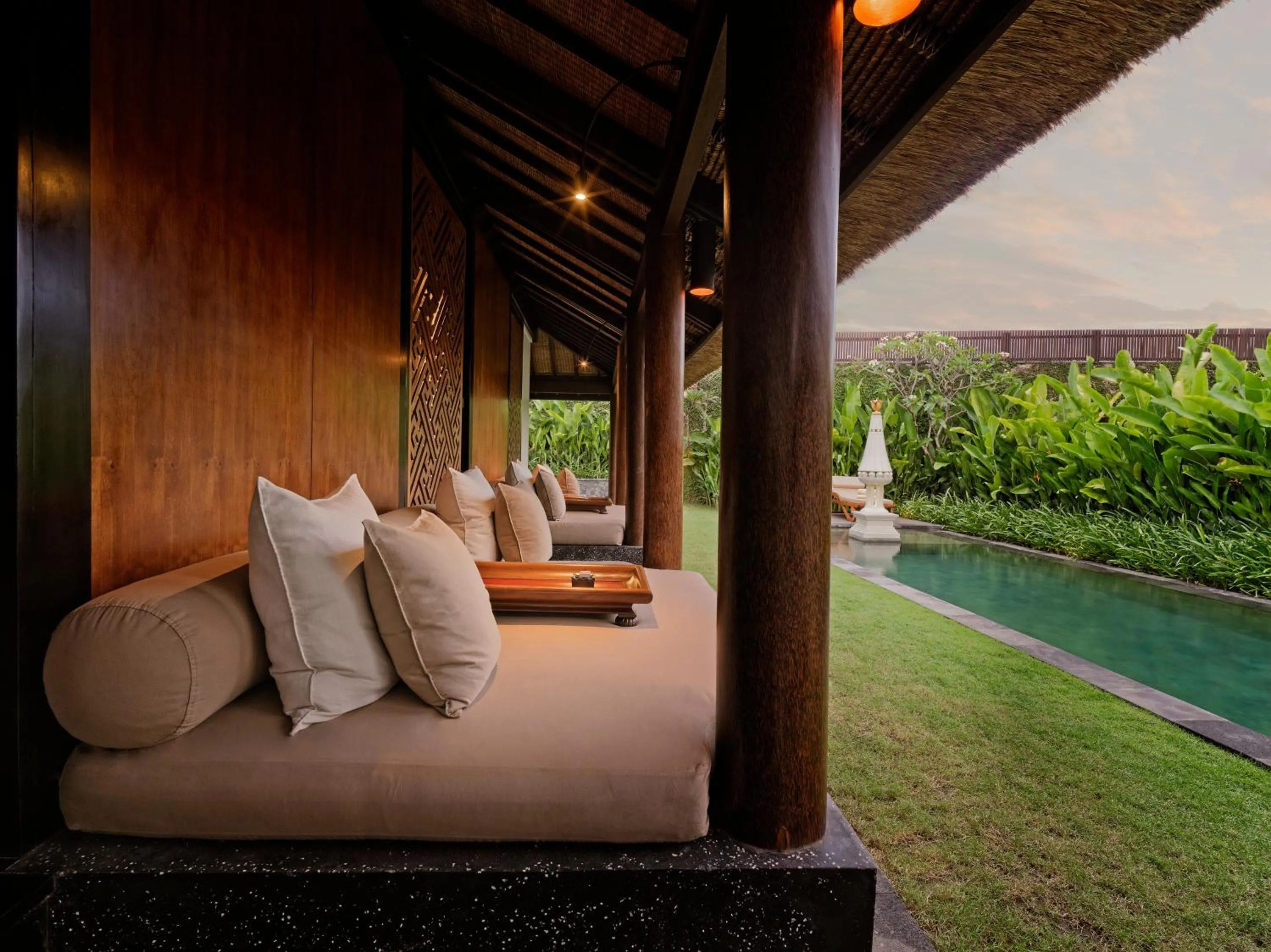 Seating area in The Legian Seminyak, Bali